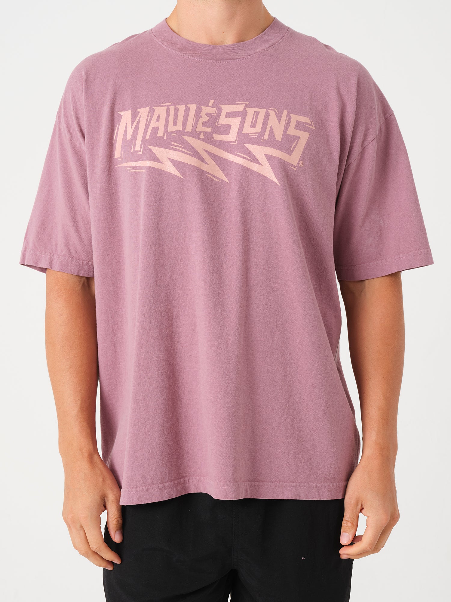 Maui and Sons Shocker t-shirt uomo mauve cotone