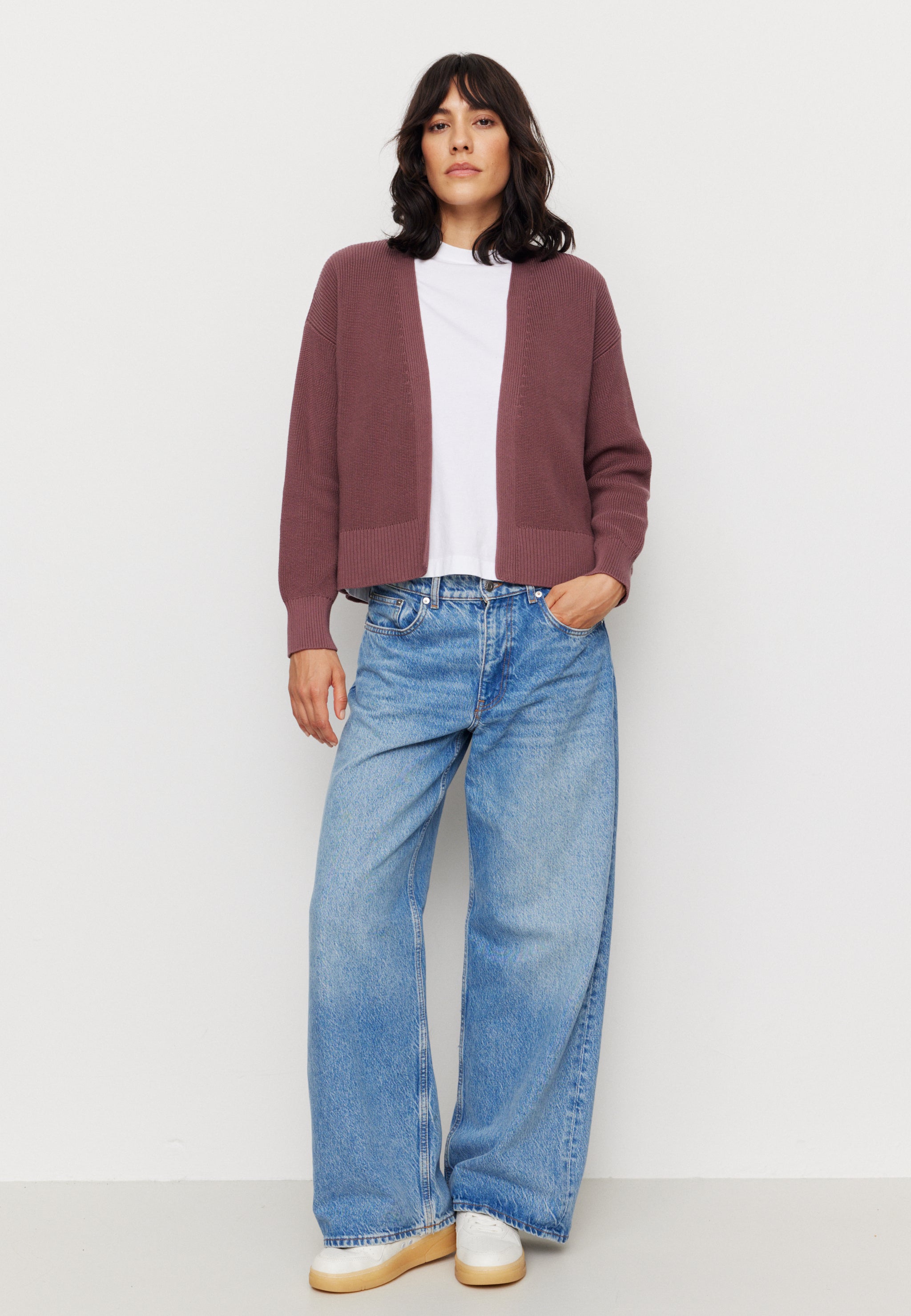 Recolution Moringa cardigan cotone bio bacca comodo