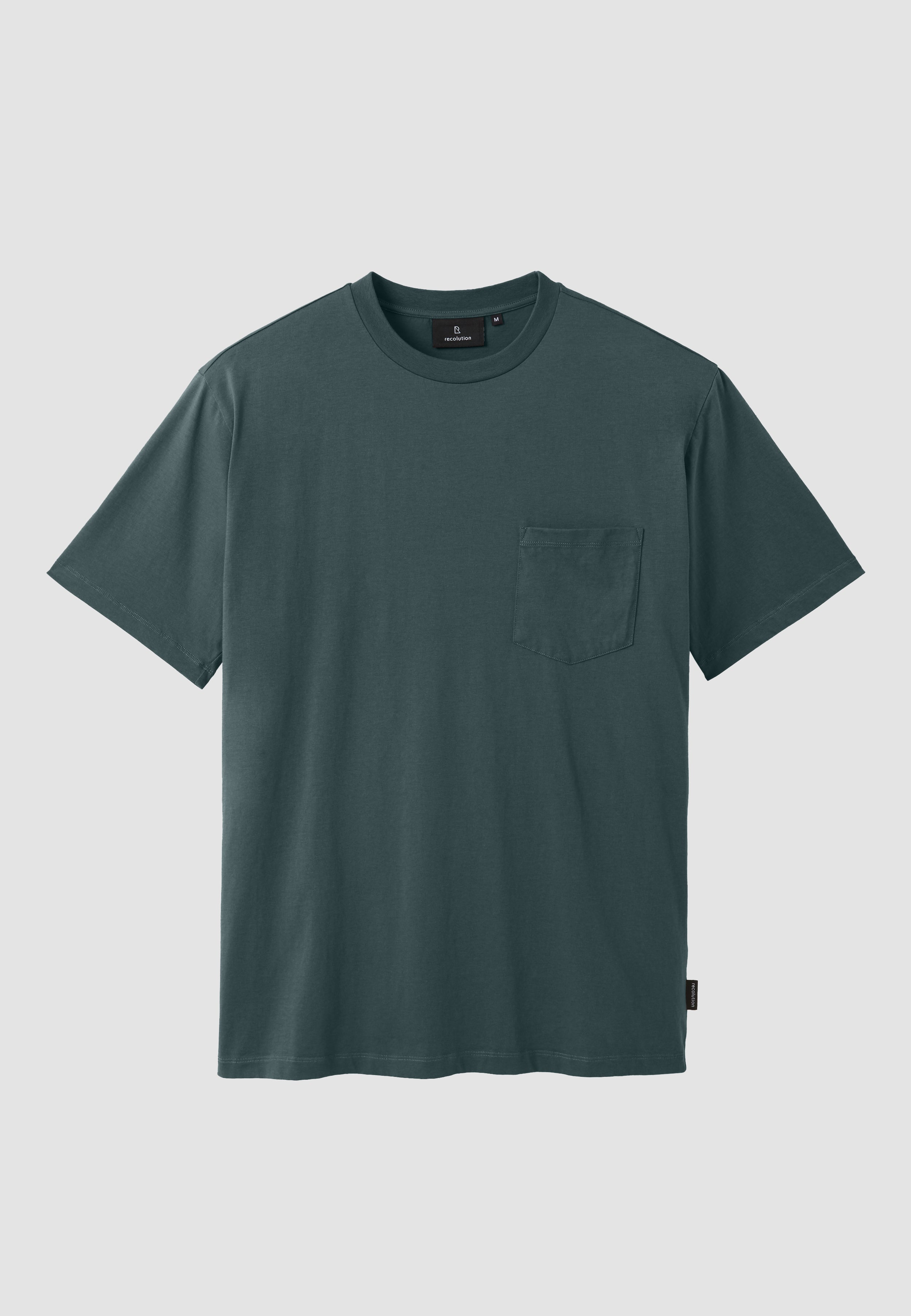 Recolution Aposeris Pocket t-shirt verde cotone bio