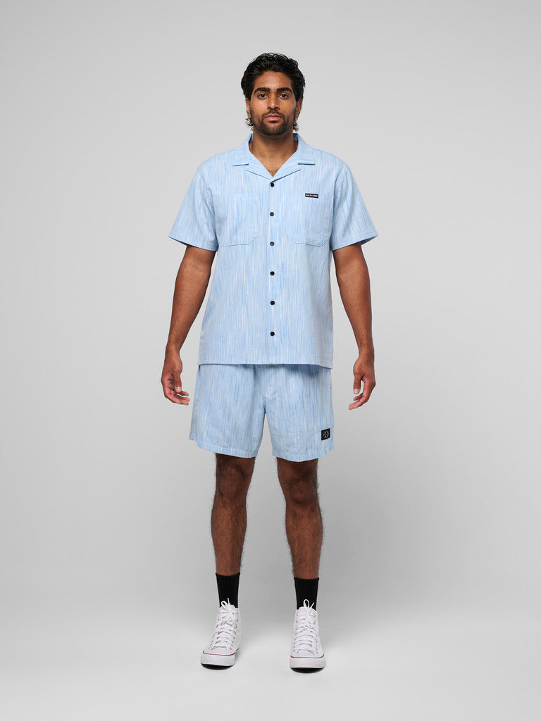 Maui and Sons Ashline camicia manica corta nera cotone