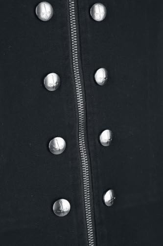 Gothicana by EMP Countess Bathory Gilet Uomo Nero L