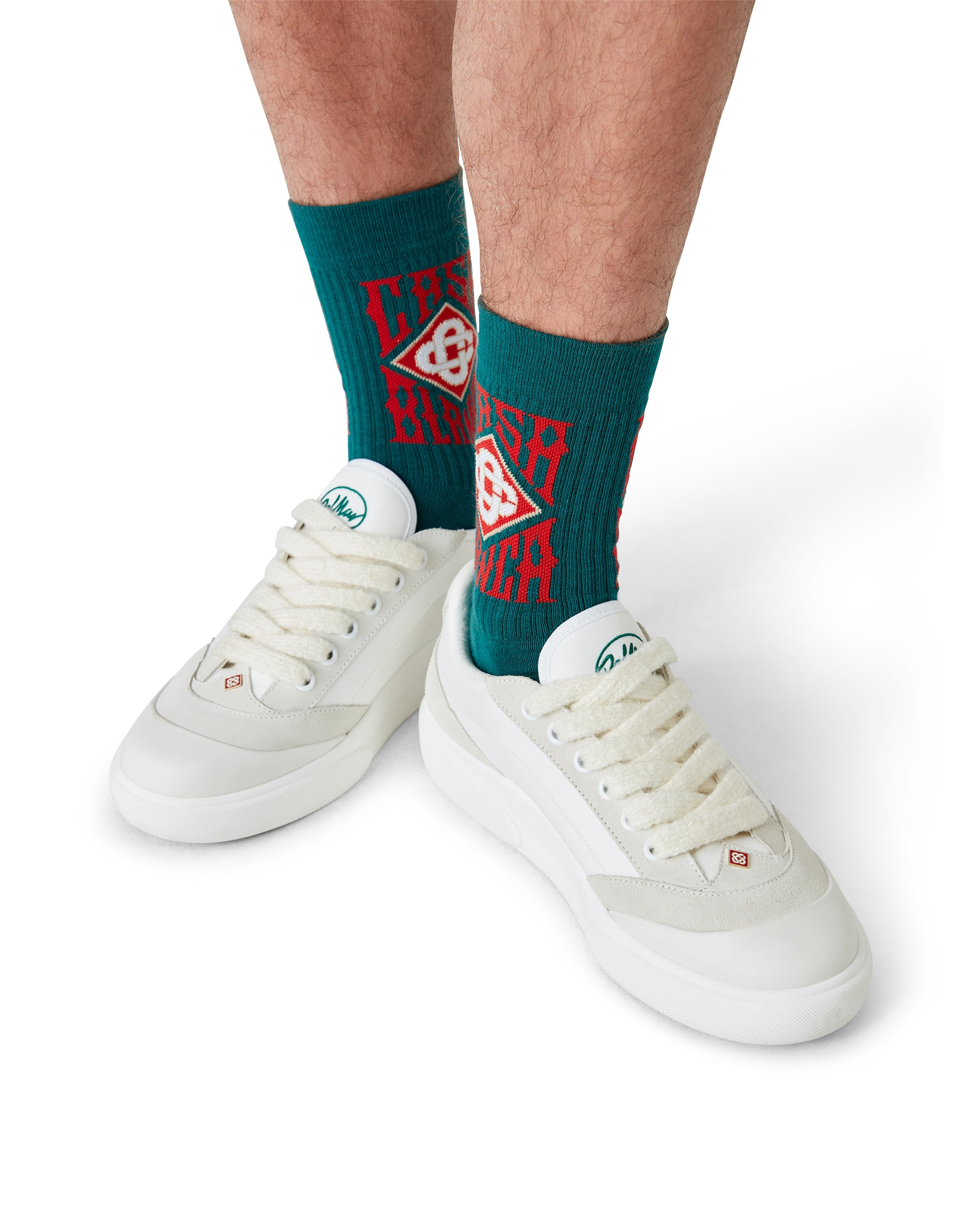Casablanca Del Mar sneakers bianco in pelle uomo