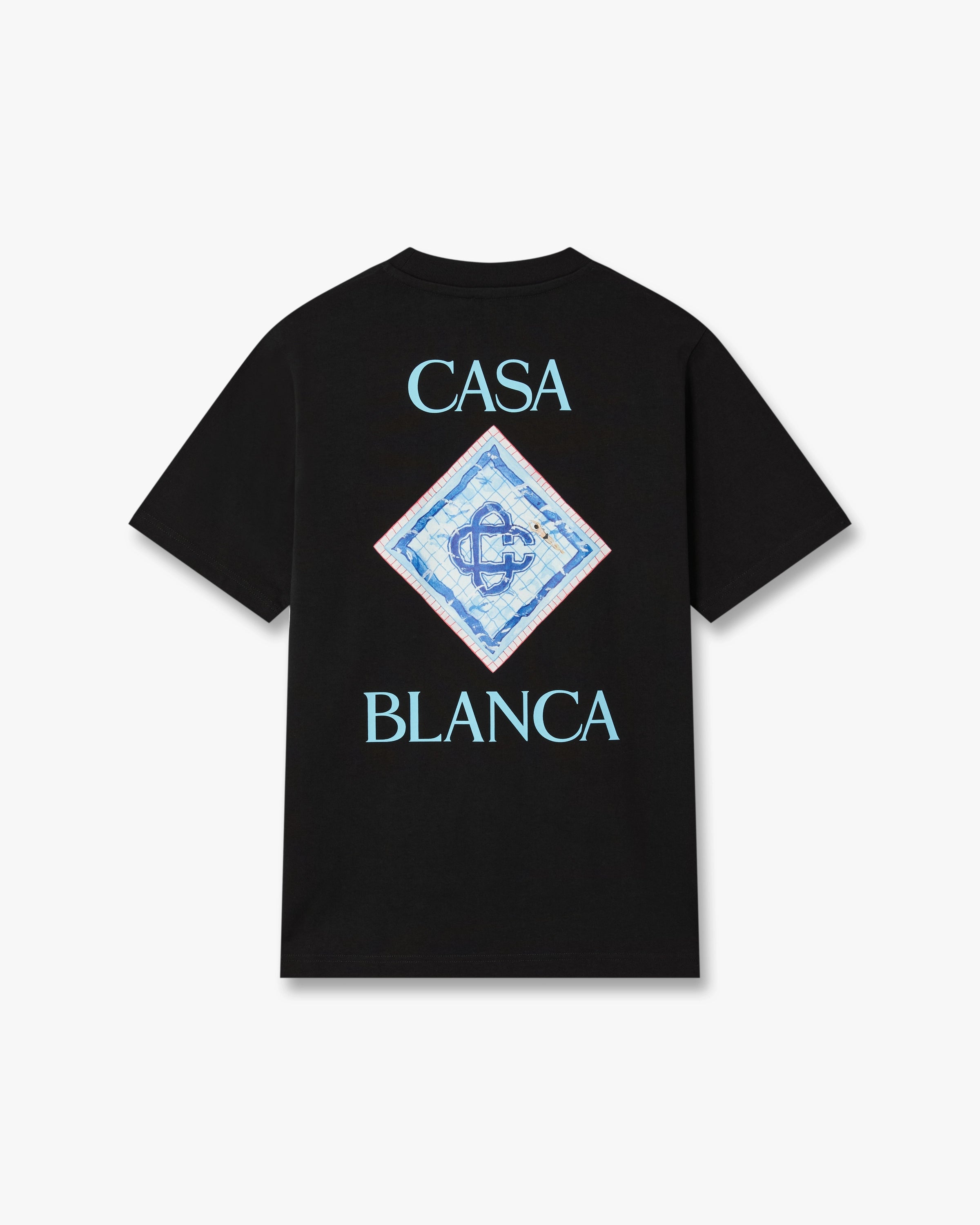 Casablanca Pool t-shirt cotone nera