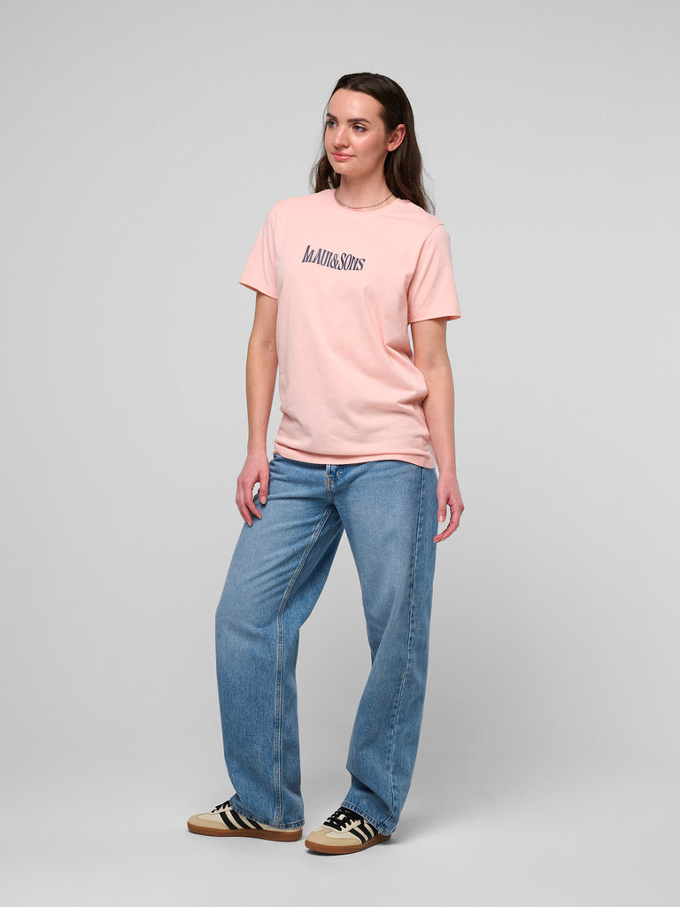 Maui and Sons Salty Smiles Ladies Boyfriend Tee maglietta rosa