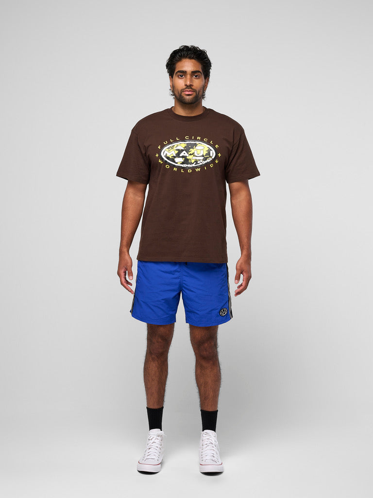 Maui and Sons Full Circle t-shirt boxy marrone puff