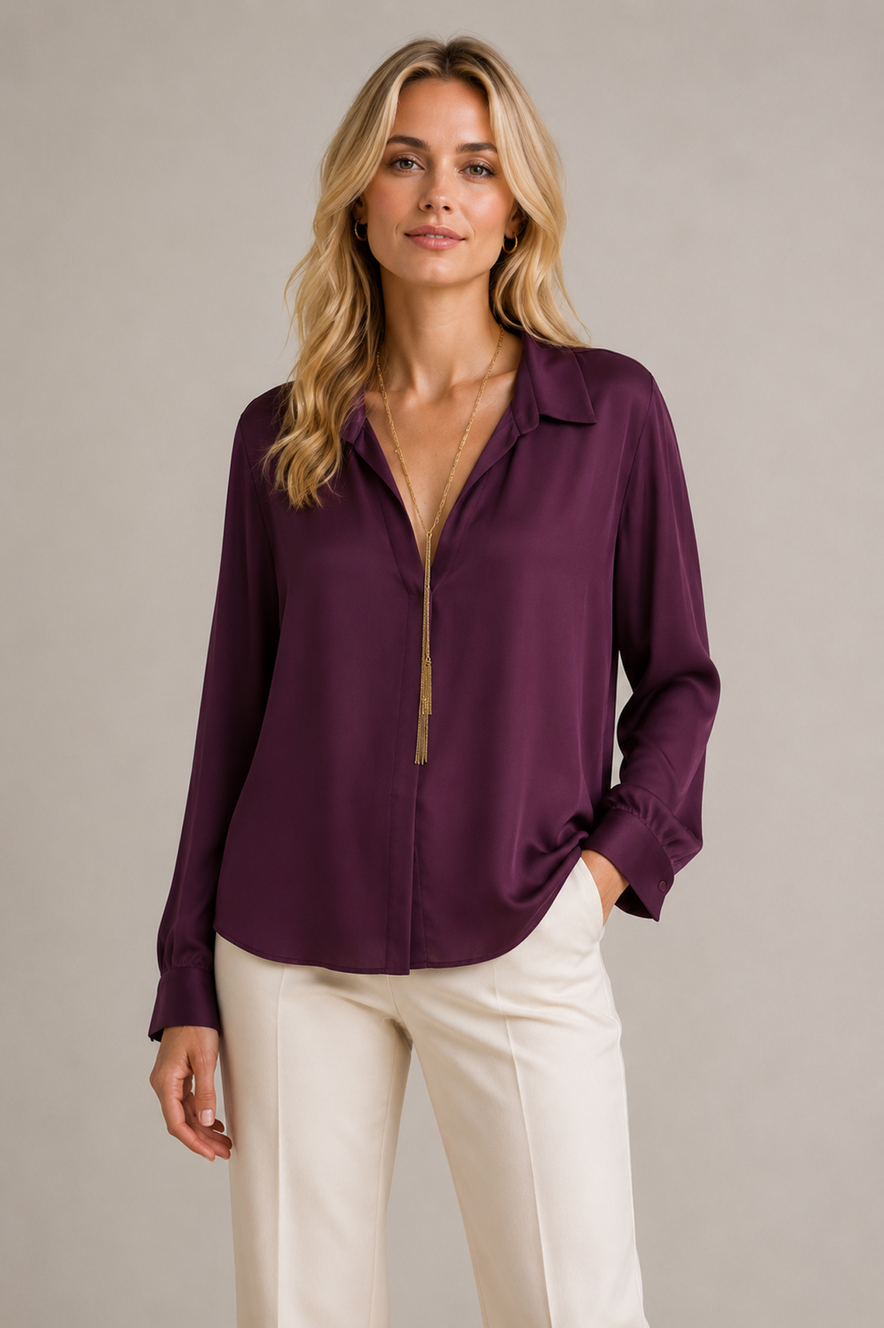 Sarah Chole Tripla Georgette 27785 blusa poliestere