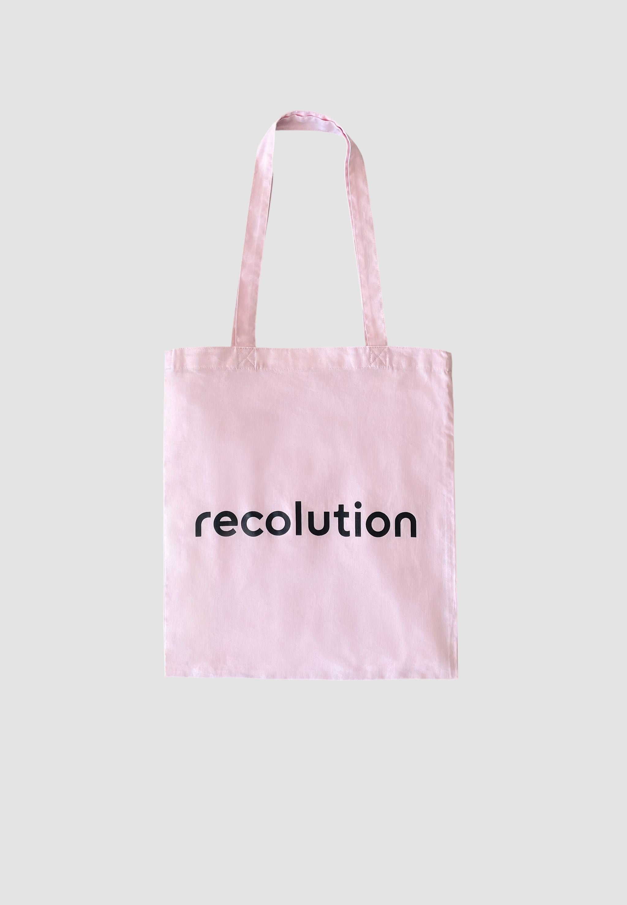 Recolution Tote Bag shopper rosa cotone bio
