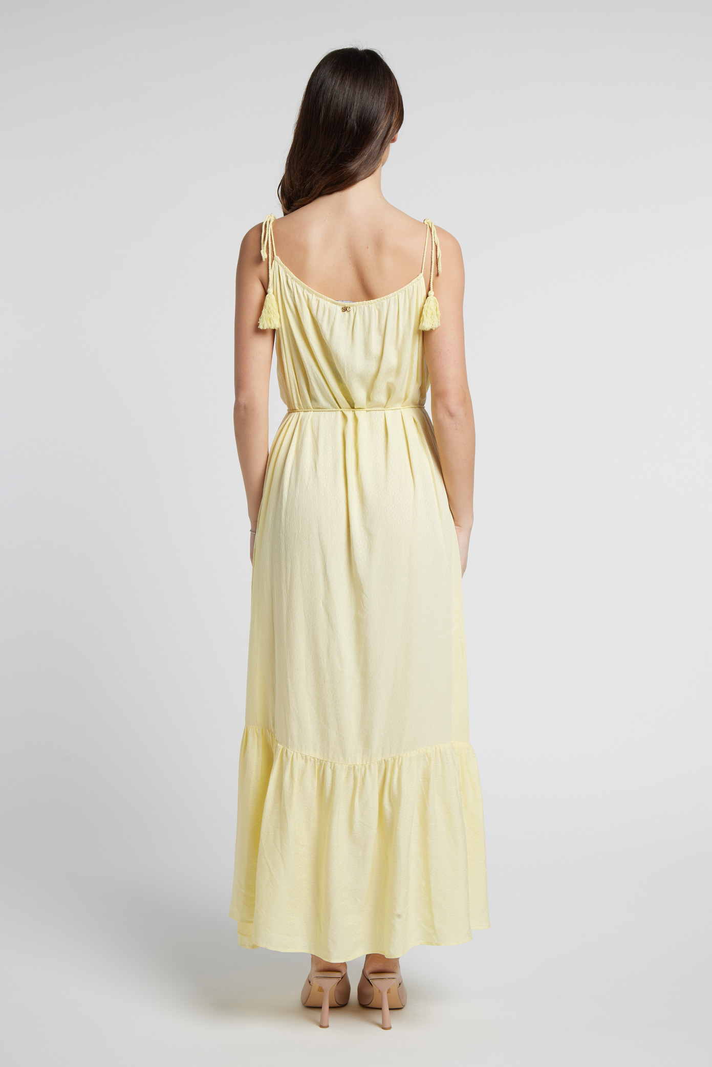 Sarah Chole 27232 abito viscosa jacquard