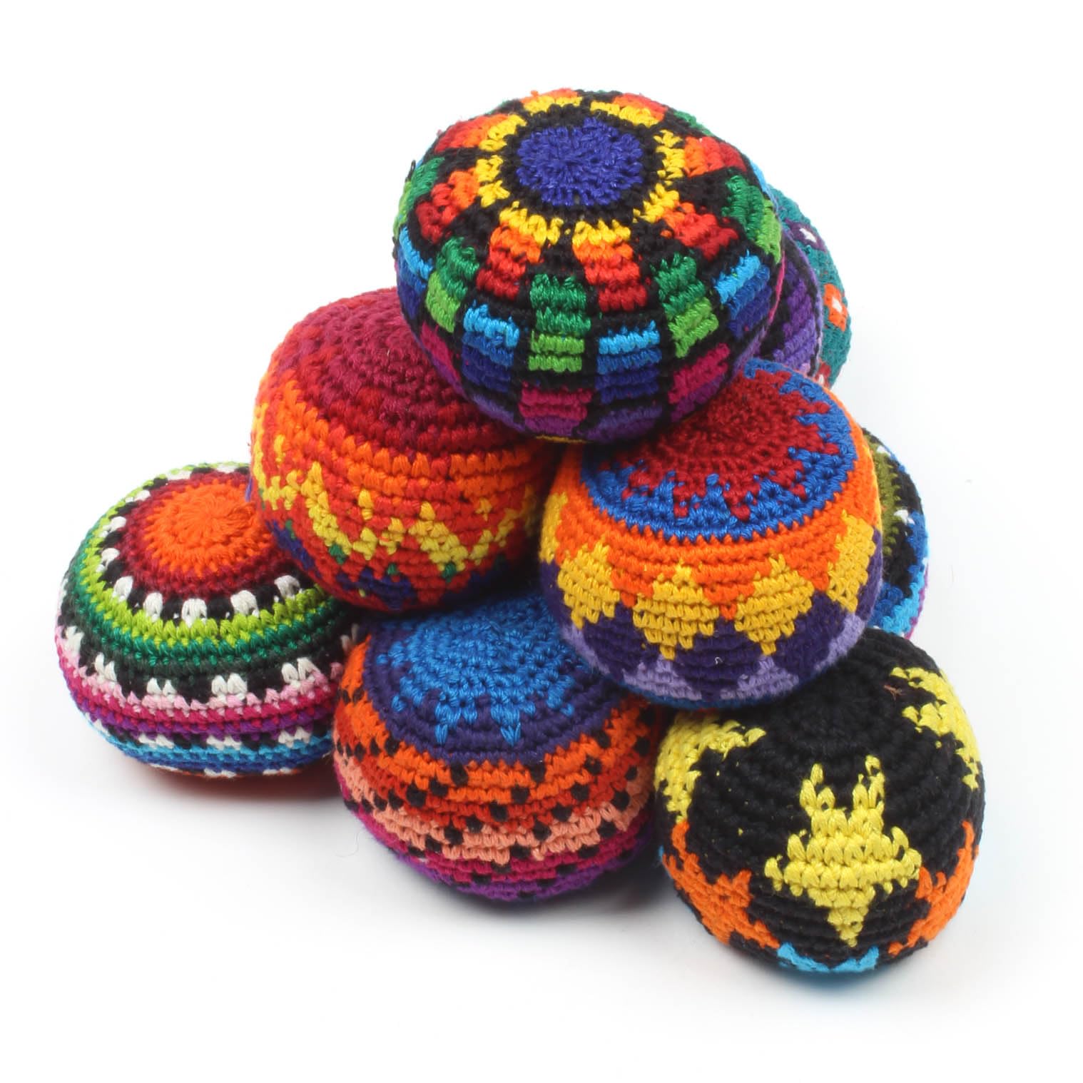 Siesta footbag palla da giocoleria singola cotone assortita