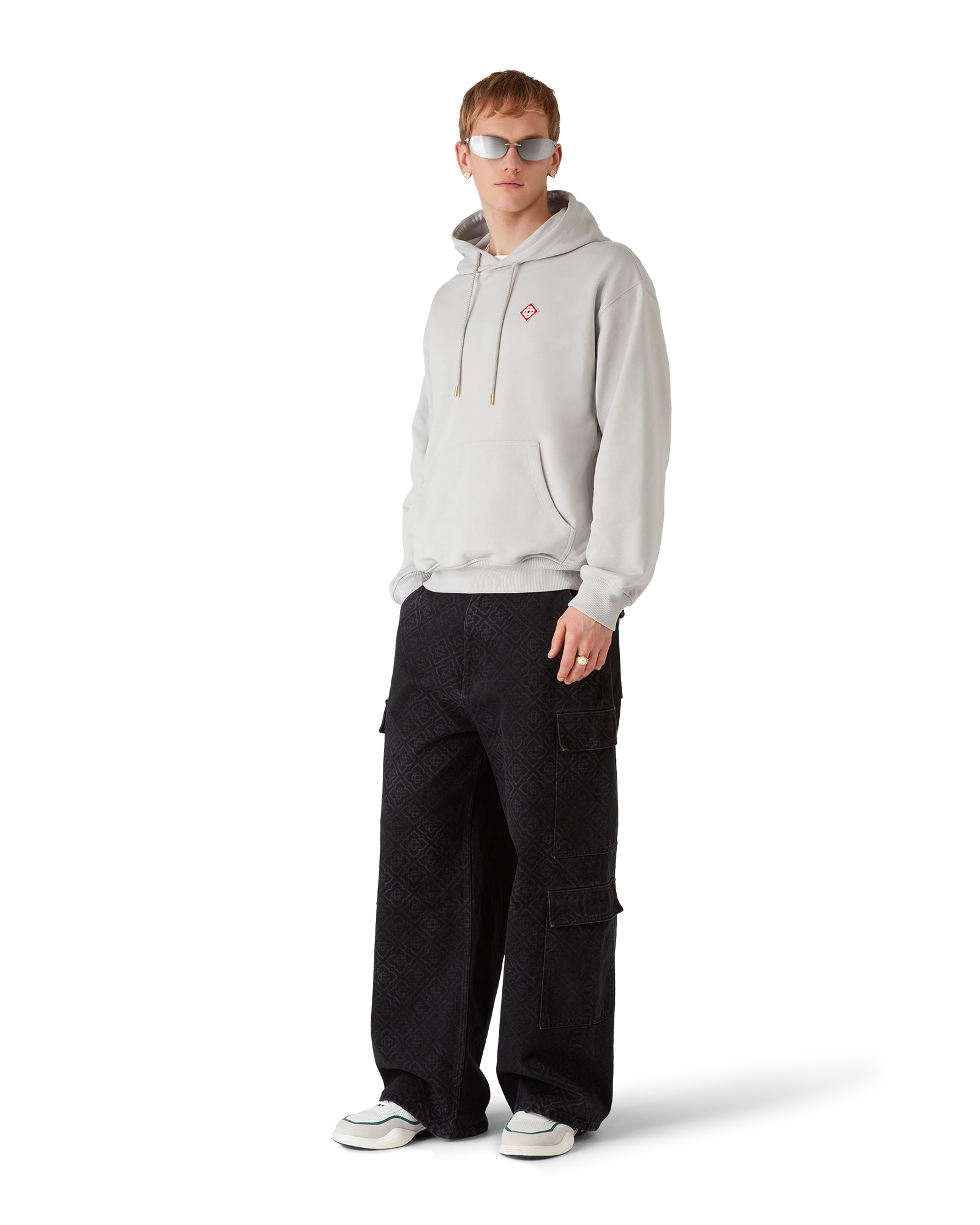 Casablanca Court Championship sneakers pelle bianco