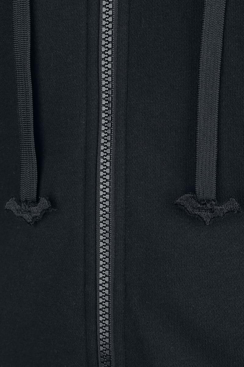 Gothicana by EMP giacca nera cappuccio pipistrello tasche laterali