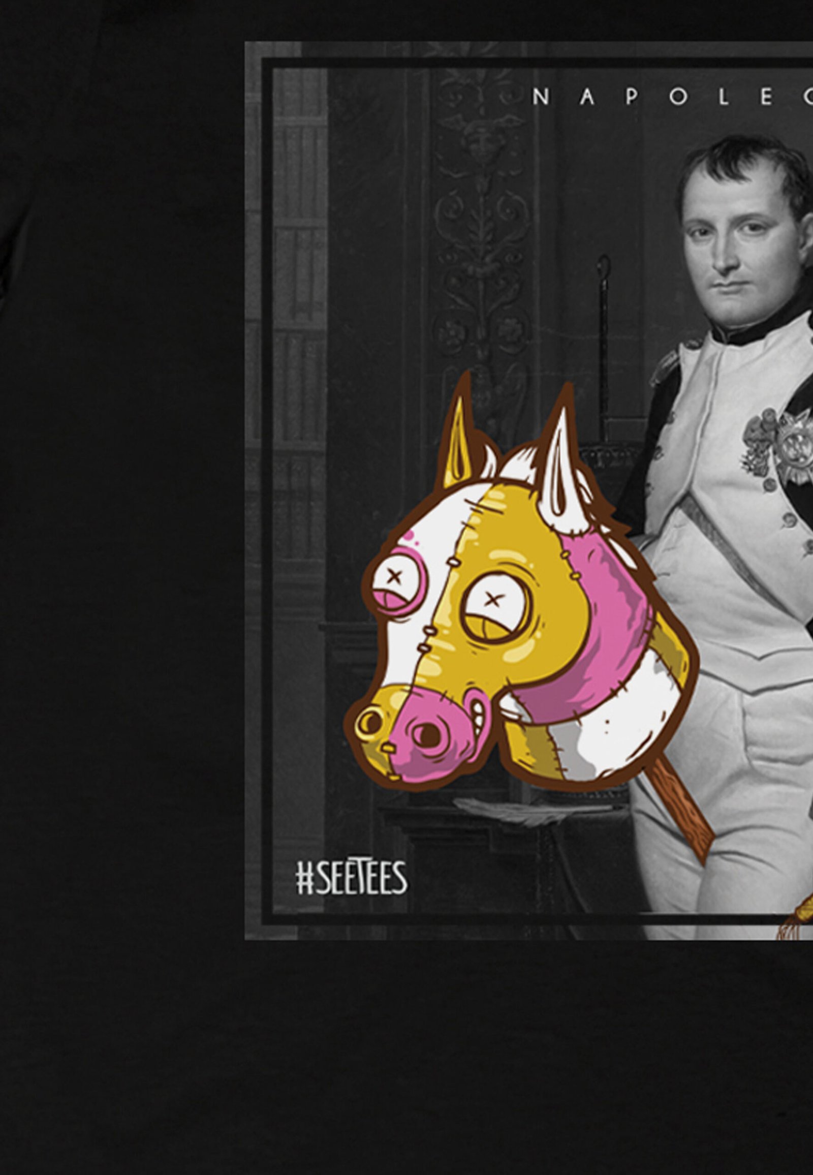 Seetees 1800s Napoleon t-shirt manica corta