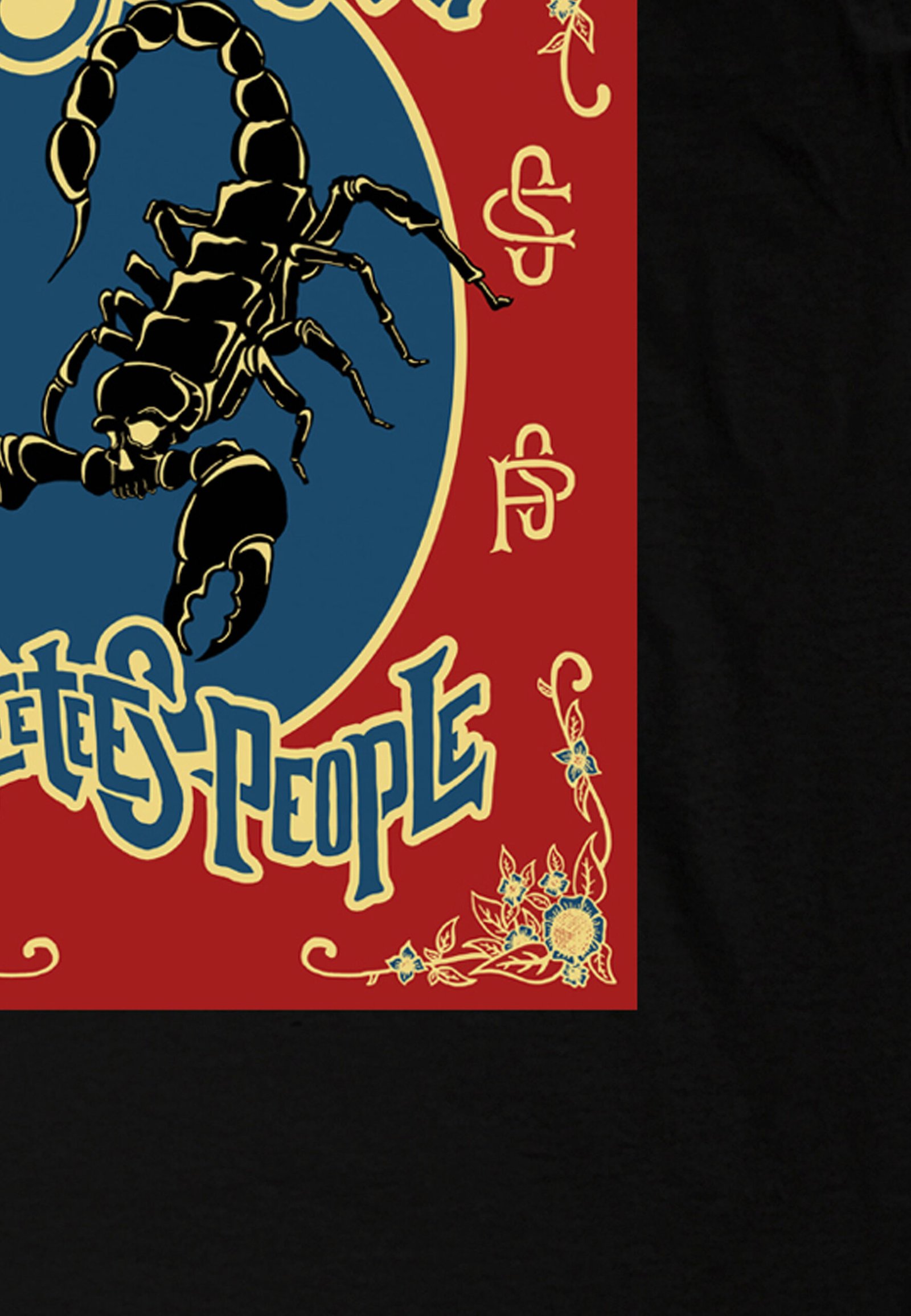 Seetees Chinatown Black Cartel Red Scorpion maglietta manica corta