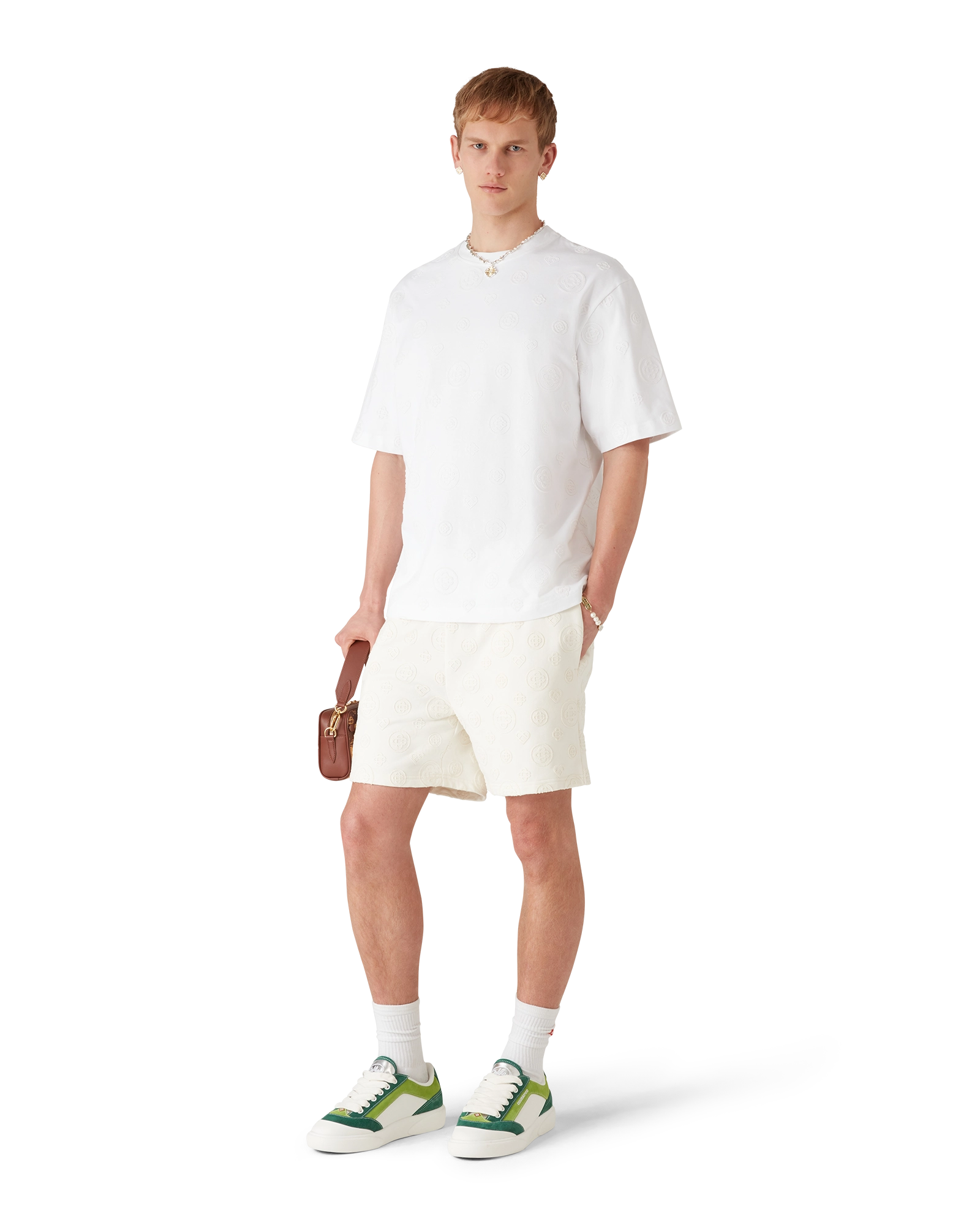 Casablanca Del Mar sneakers uomo verde pelle