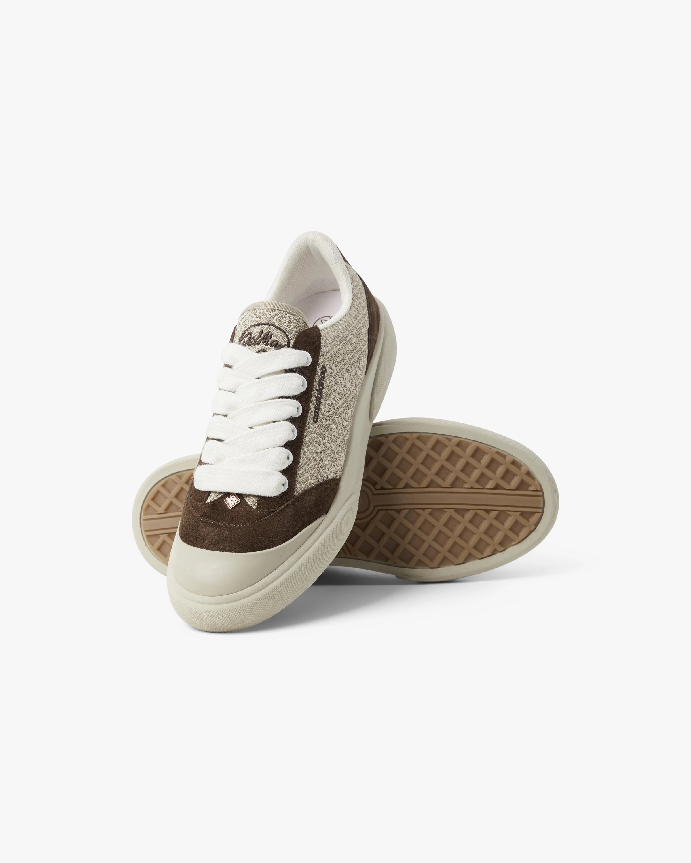 Casablanca Del Mar sneakers marrone beige pelle