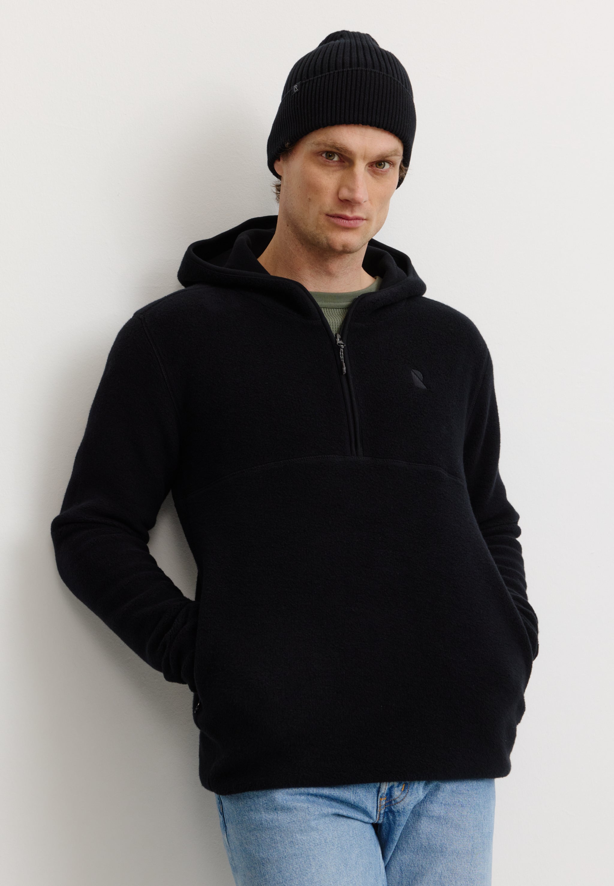 Recolution Caimito felpa con cappuccio nera