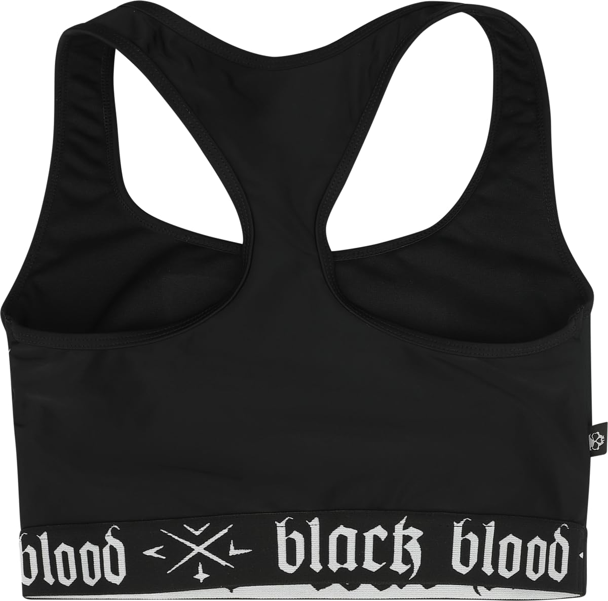 Gothicana by EMP top bikini nero con stampa taglia L