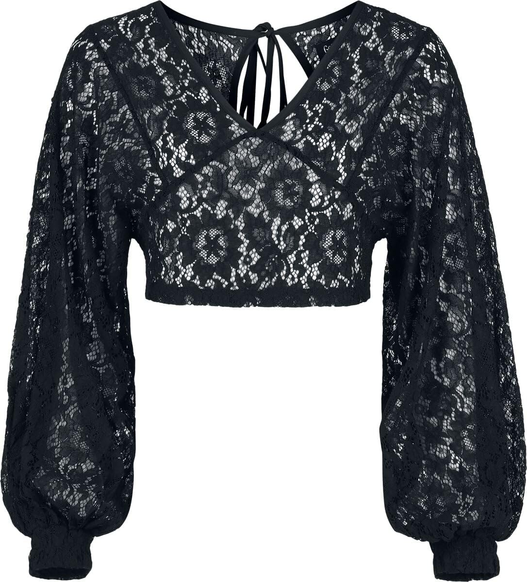 Gothicana by EMP Countess Bathory Blusa Donna Nera L