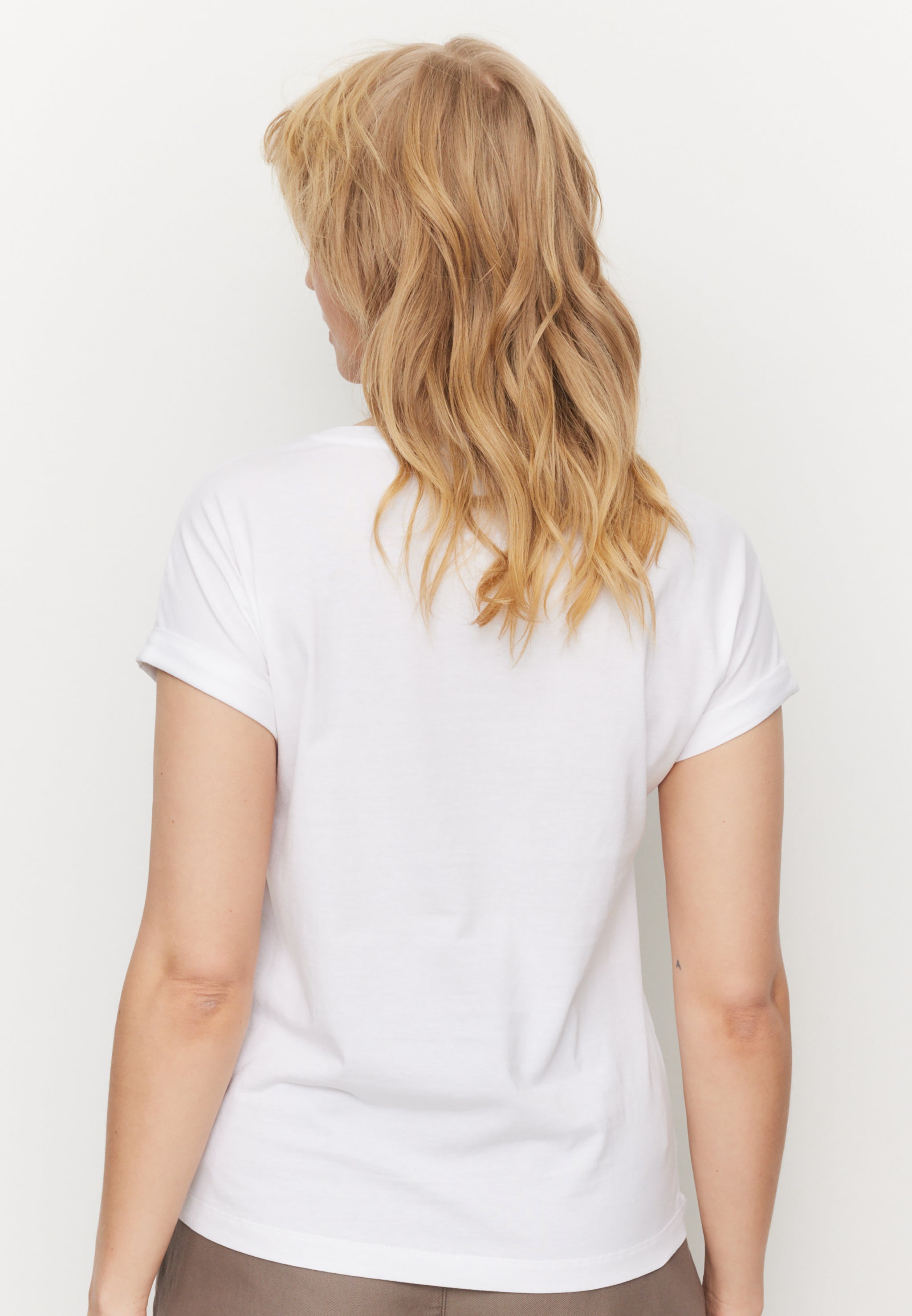 Recolution Cayenne Moin t-shirt donna bianco cotone bio