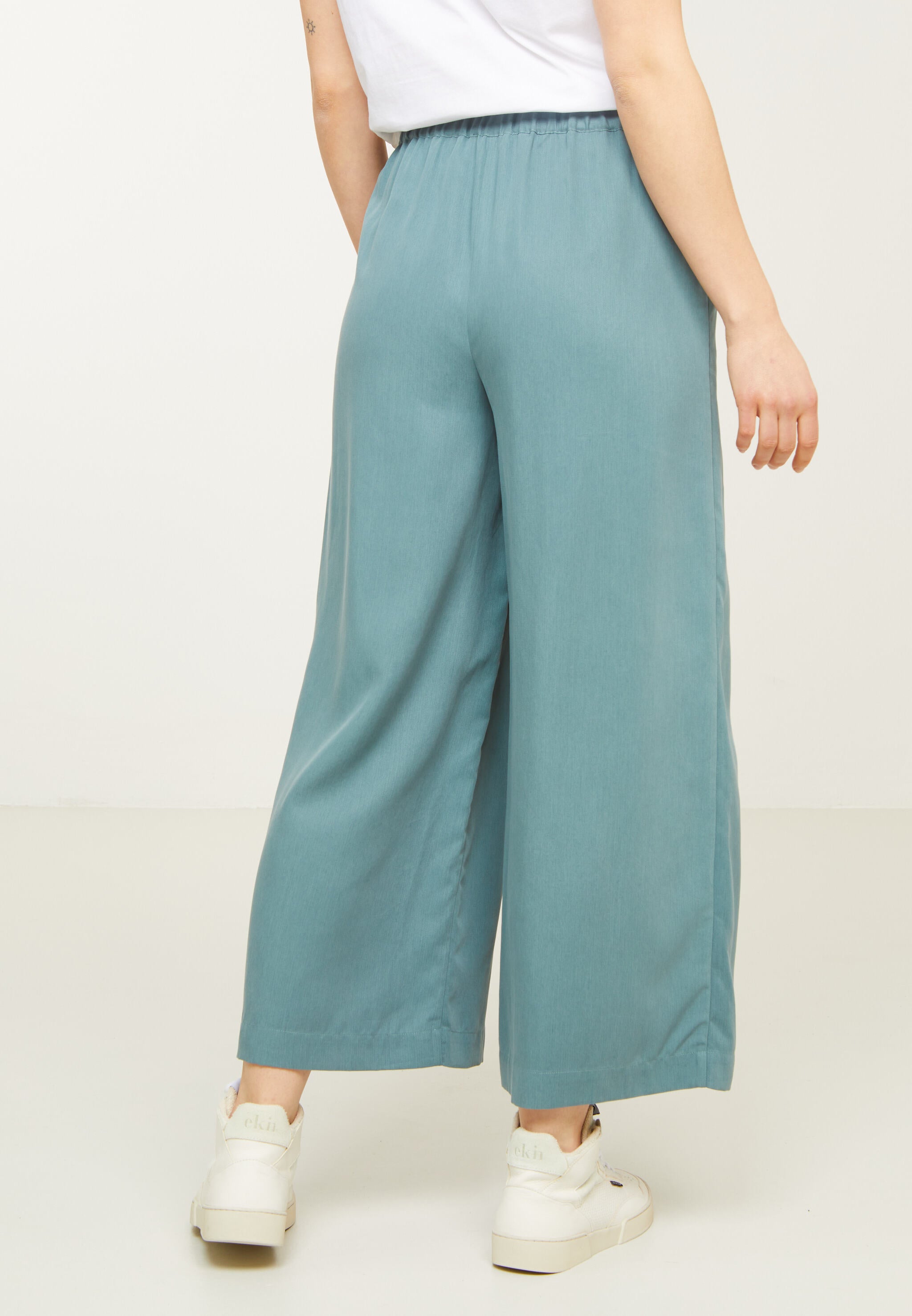 Recolution Bilberry pantaloni culotte eucalipto
