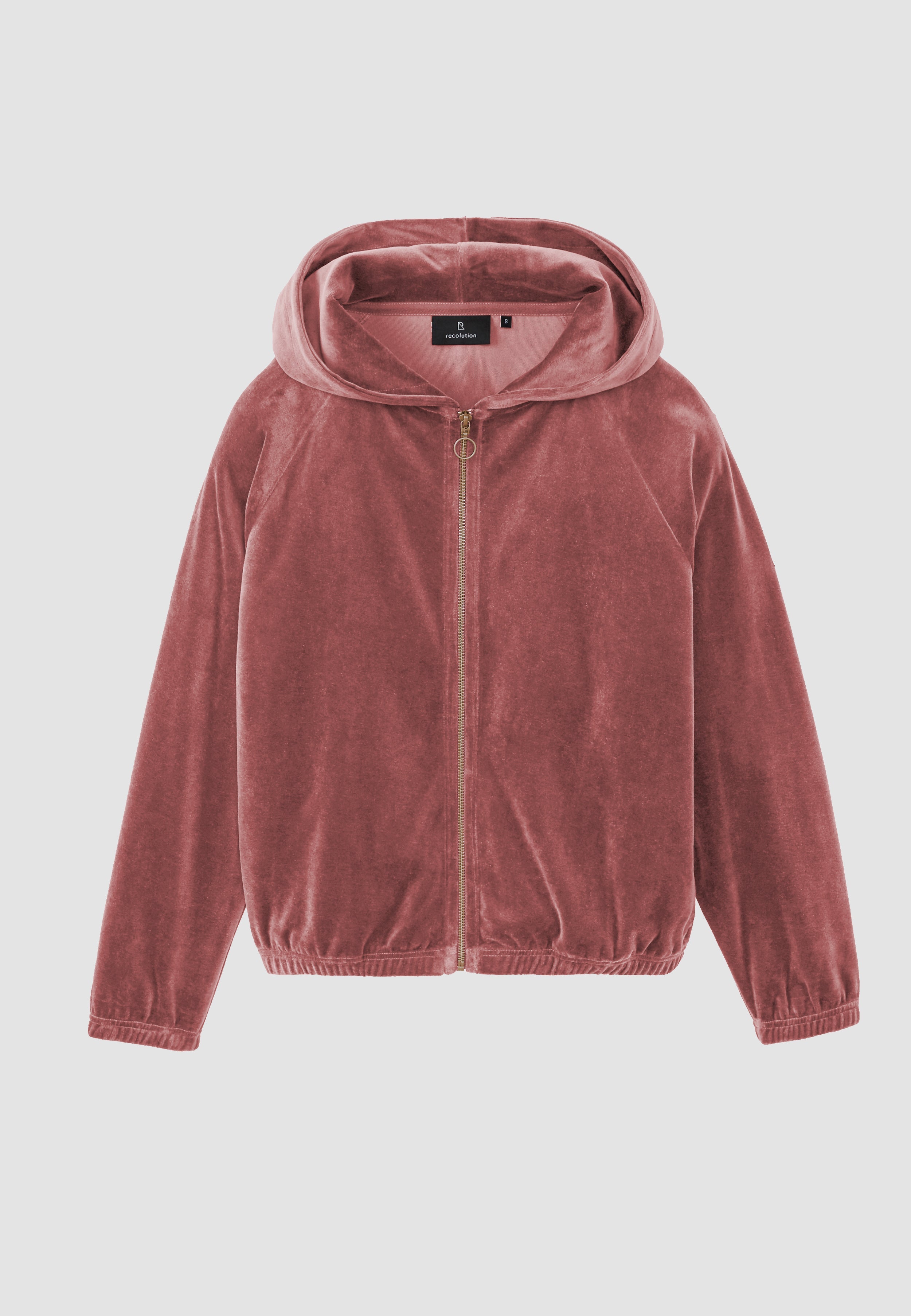Recolution Heliconia felpa zip bacca cotone bio