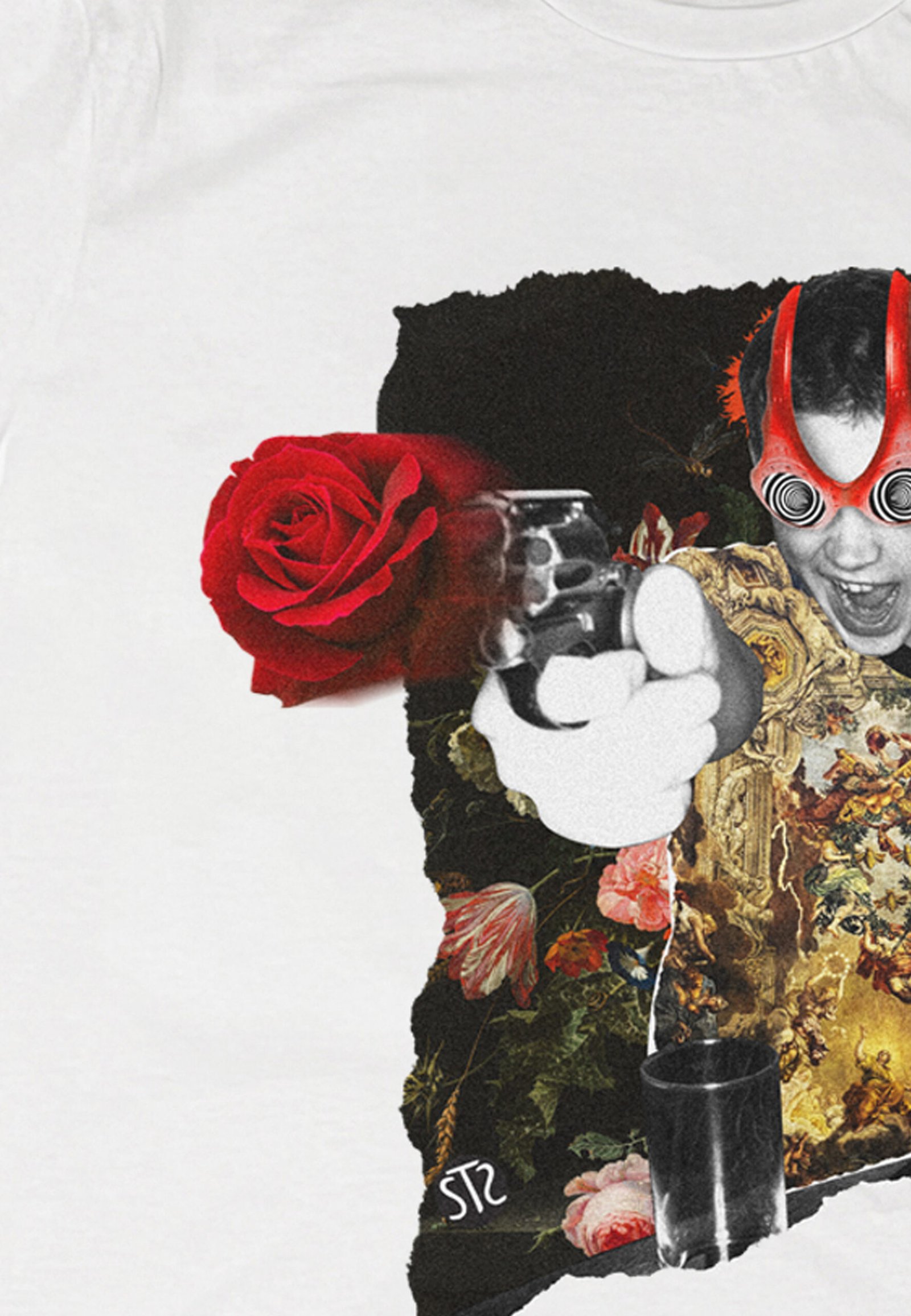 Seetees The Rose t-shirt stampa fotografica