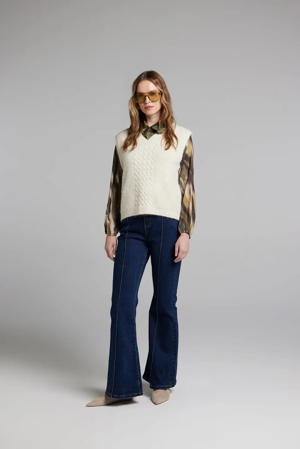 Sarah Chole 27947 Ermes camicia 100% poliestere