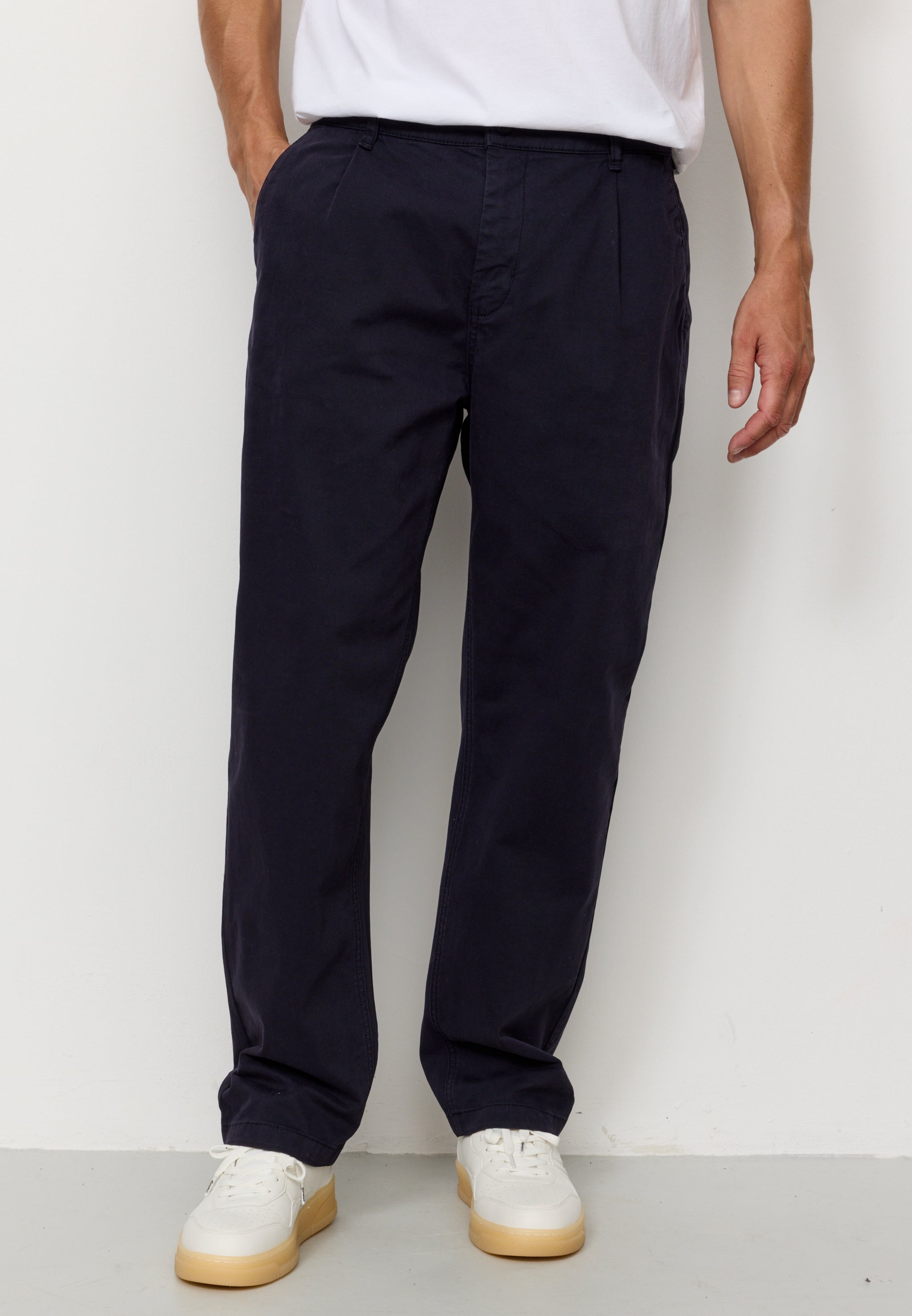 Recolution Oak chino uomo blu navy elasticizzato
