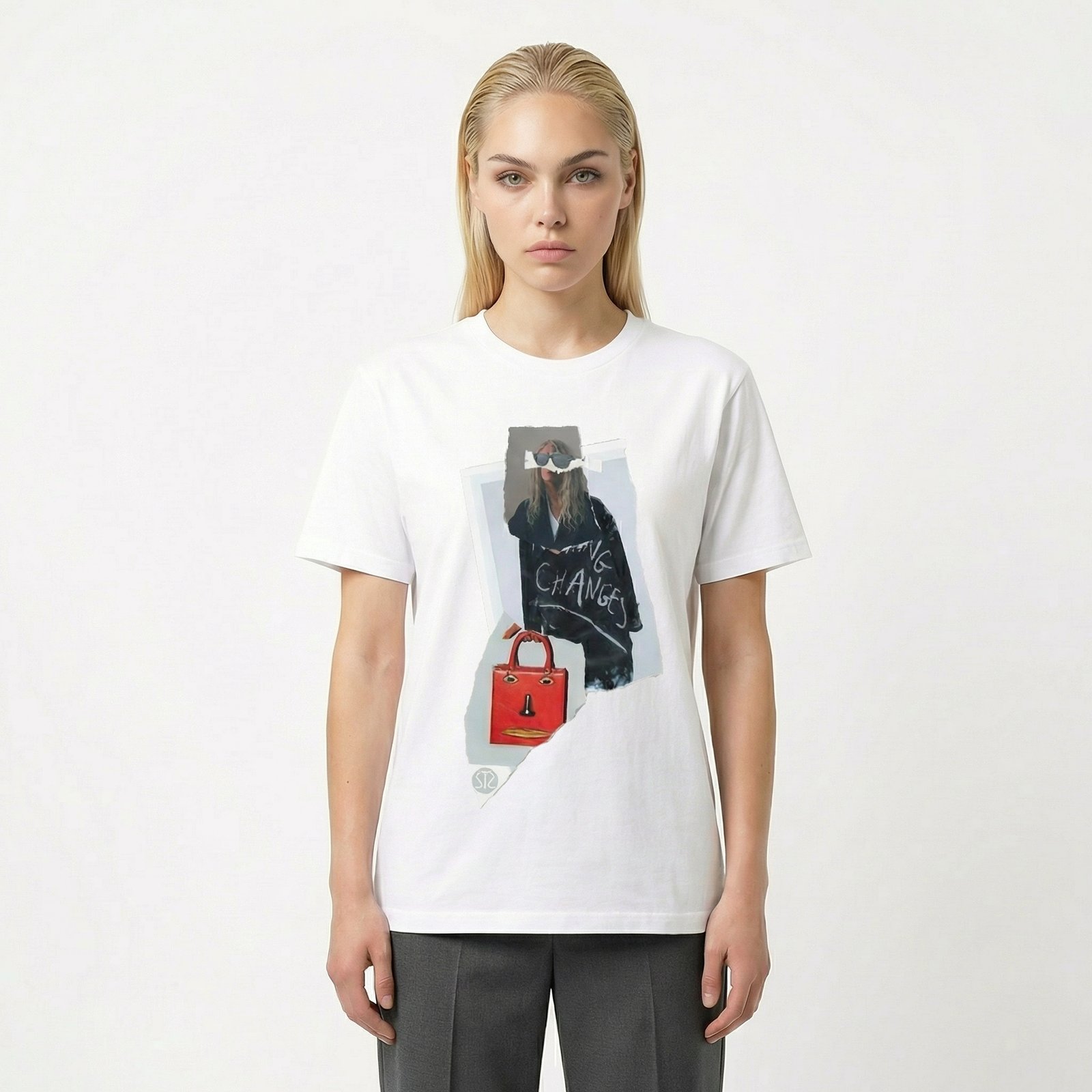 Seetees The Mag Changes t-shirt stampa grafica