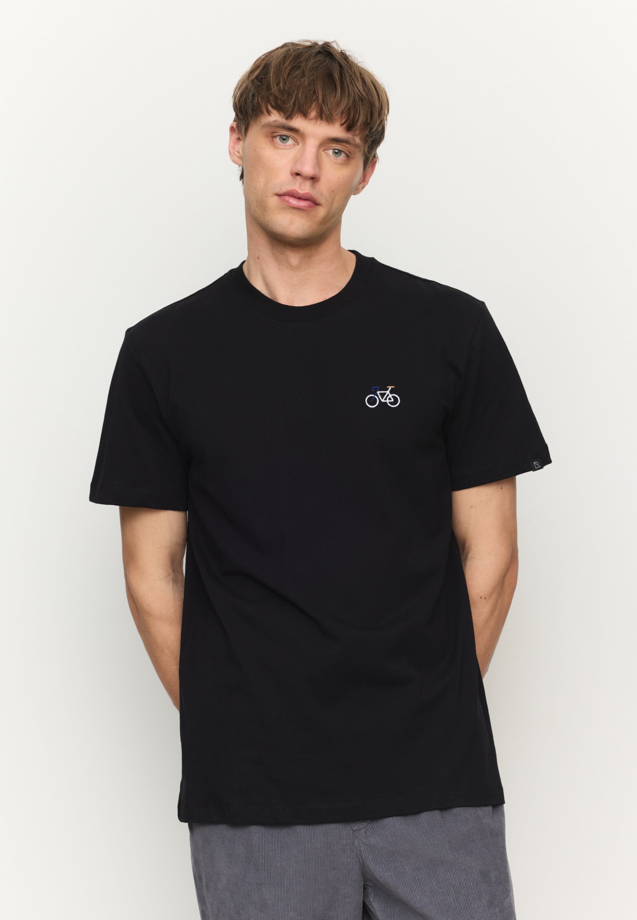 Recolution Agave Bike t-shirt black cotone bio