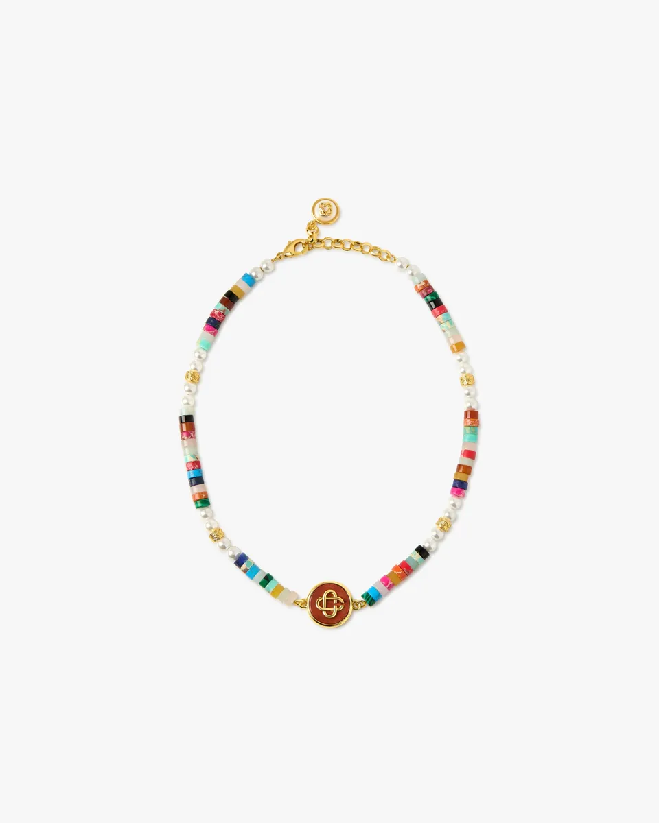 Casablanca Bead collana perline multicolore