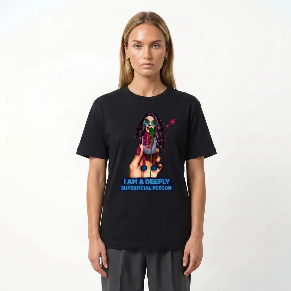 Seetees Janis t-shirt grafica robot sci-fi
