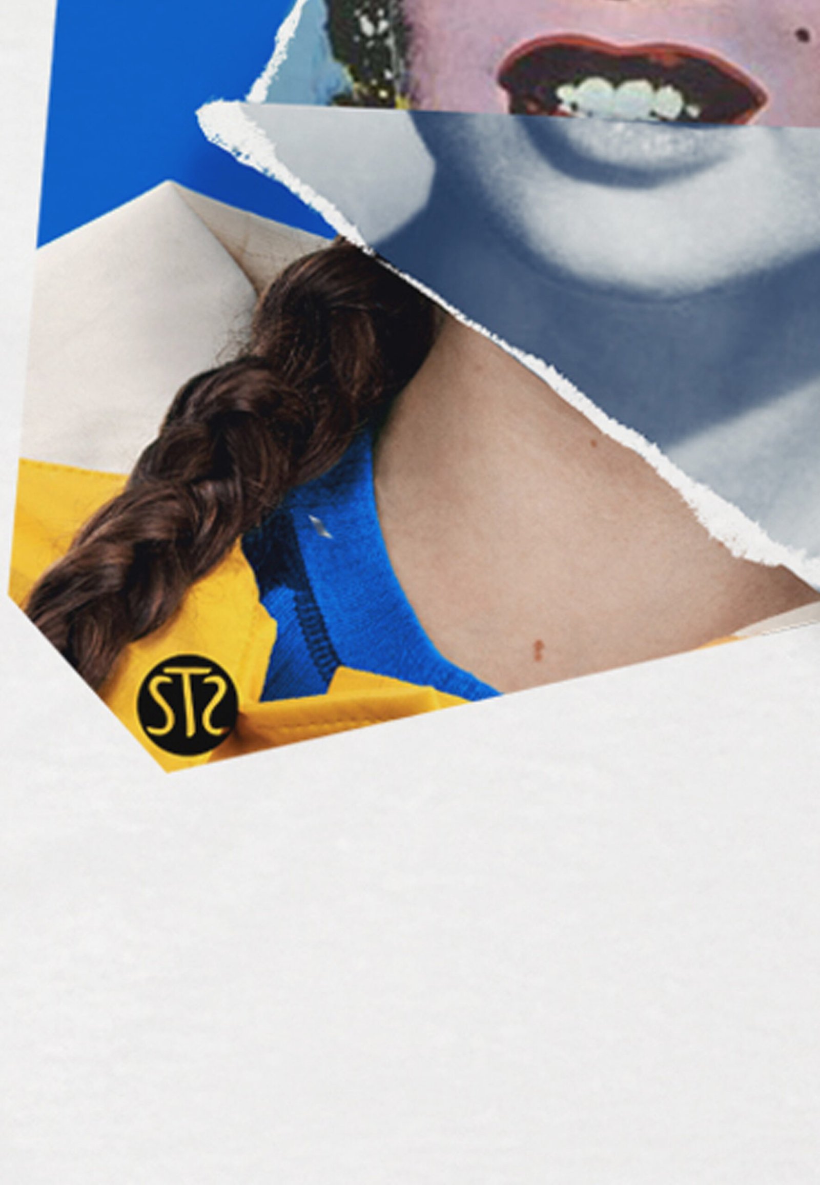 Seetees Strappi Grema maglietta grafica singola