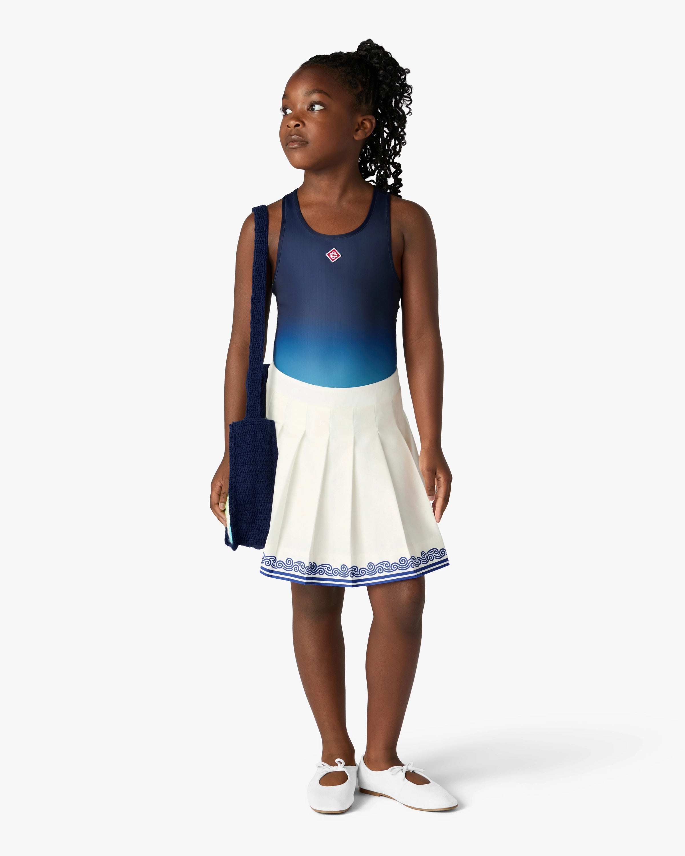 Casablanca Costume Intero Bambina Blu Verde