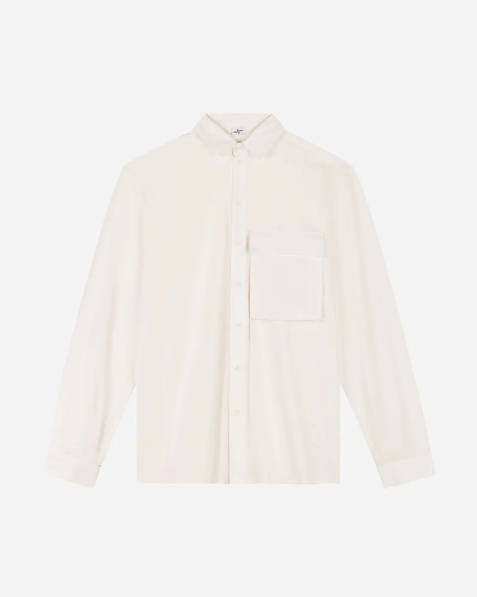 Noskra Soft Shirt camicia donna bianca manica lunga cotone