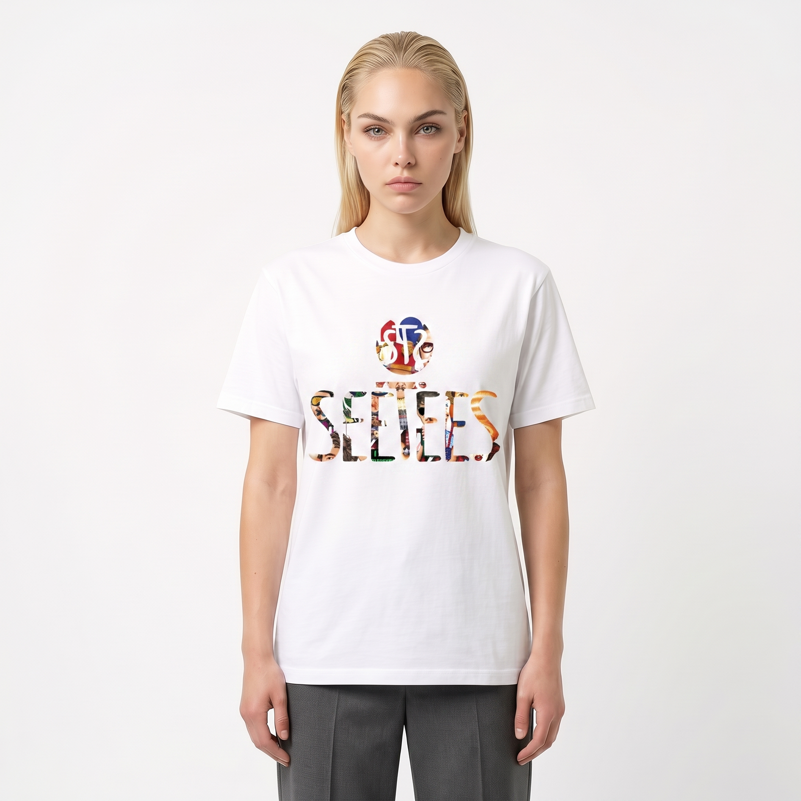 Seetees Full logo Seetees maglietta stampa robot