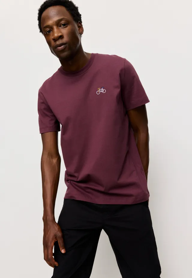 Recolution Agave Bike t-shirt cotone bio dark plum