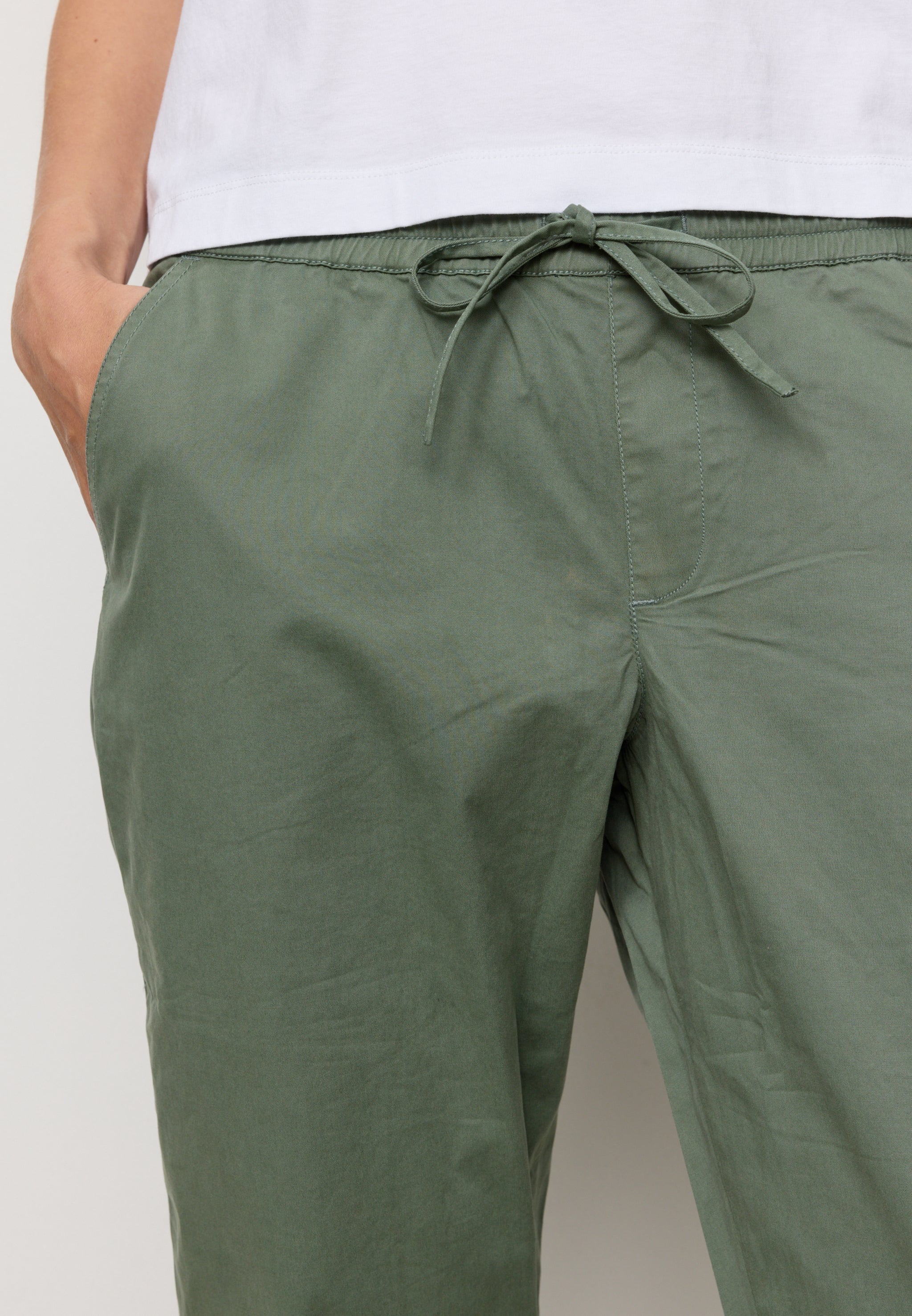 Recolution Kale pantaloni chino kaki cotone bio