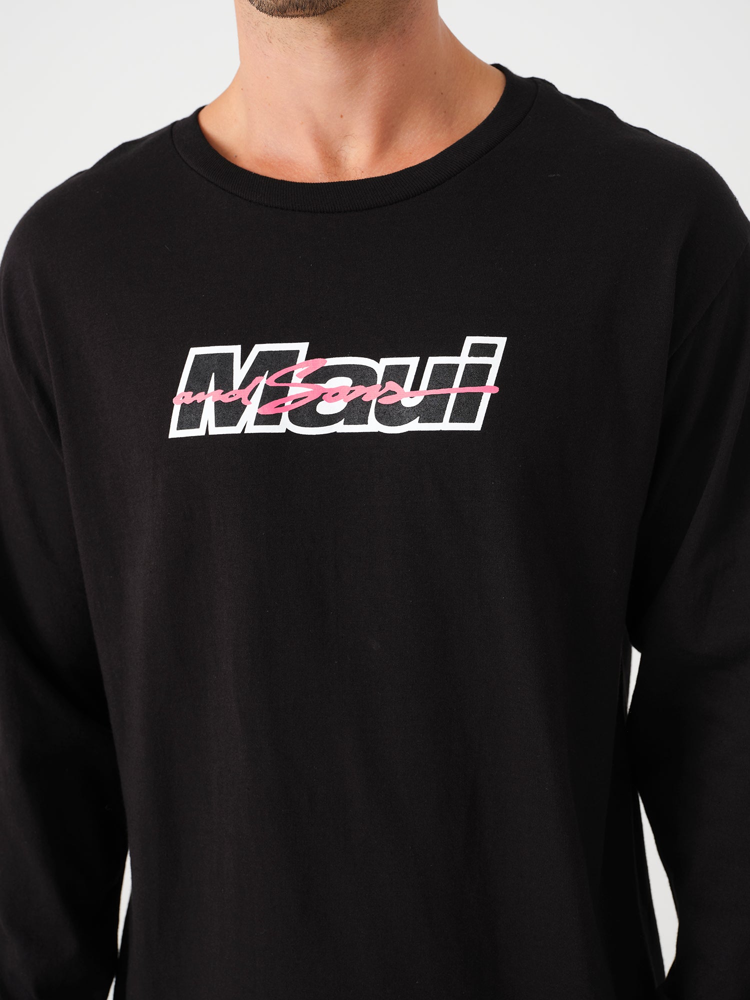 Maui and Sons Speed maglia maniche lunghe nera