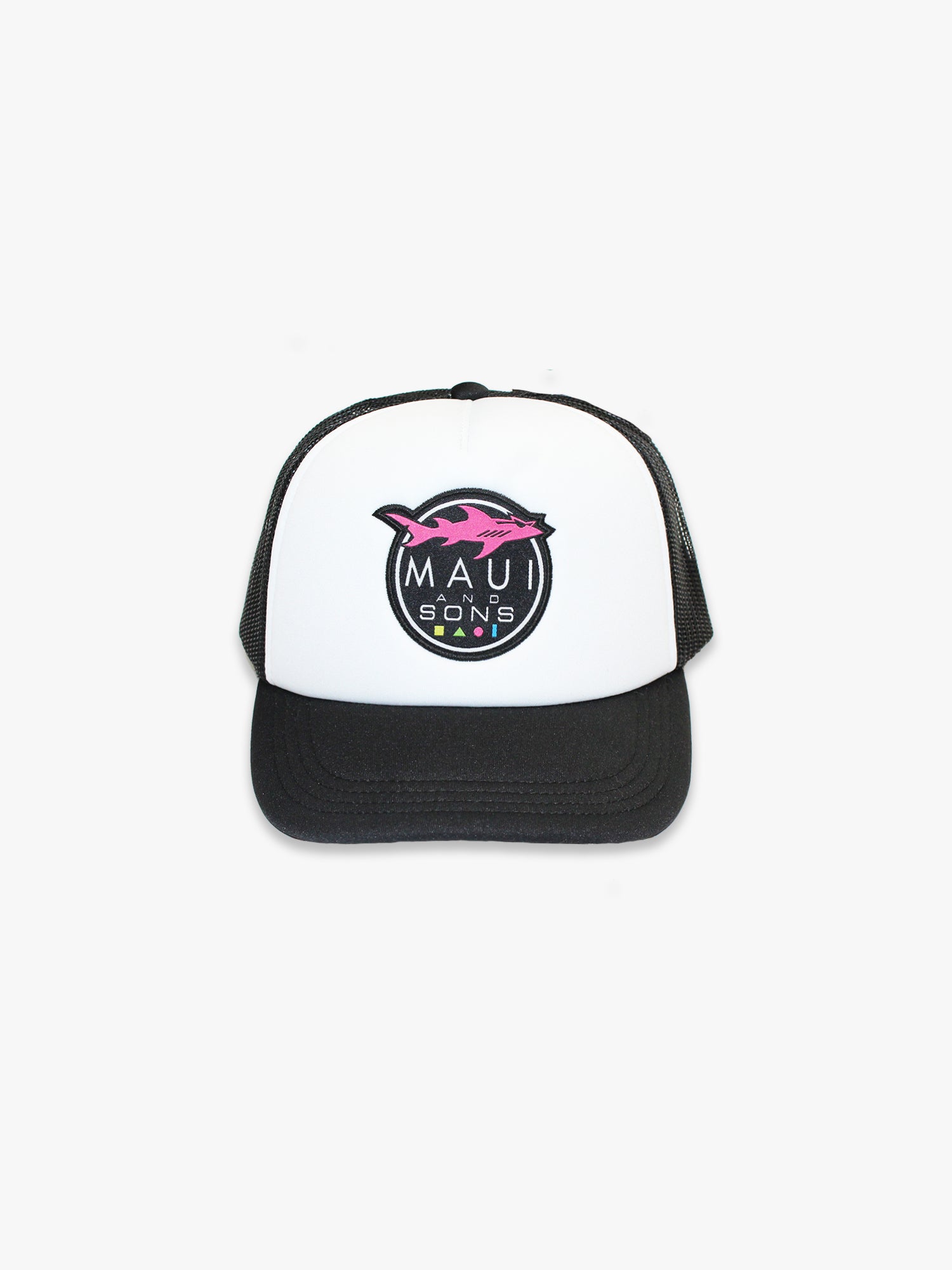 Maui and Sons Shark Logo cappello trucker bambino nero poliestere