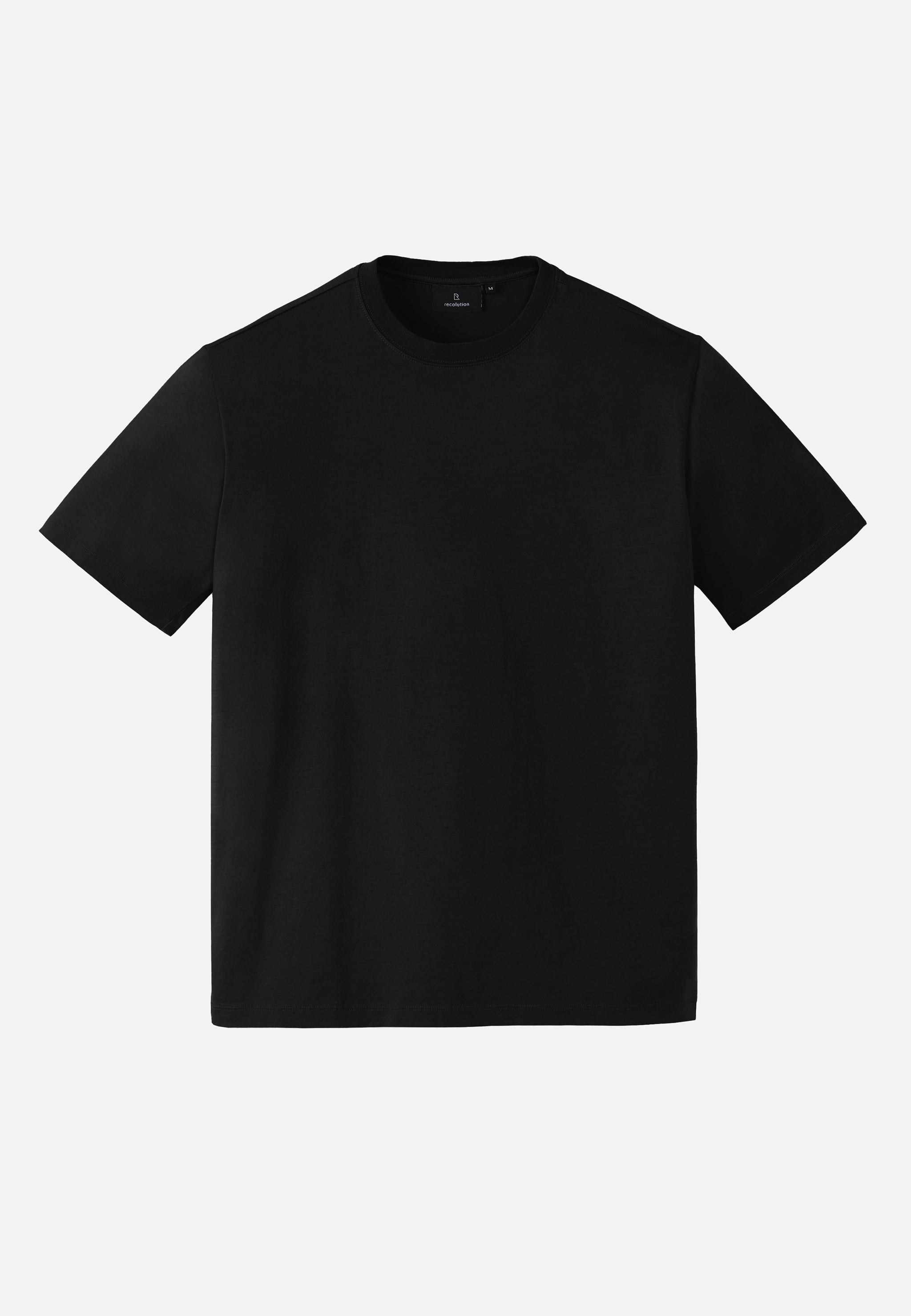 Recolution Aposeris t-shirt uomo nero in cotone bio