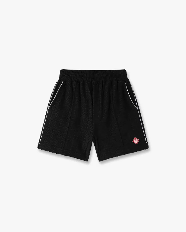Casablanca Towelling shorts spugna neri