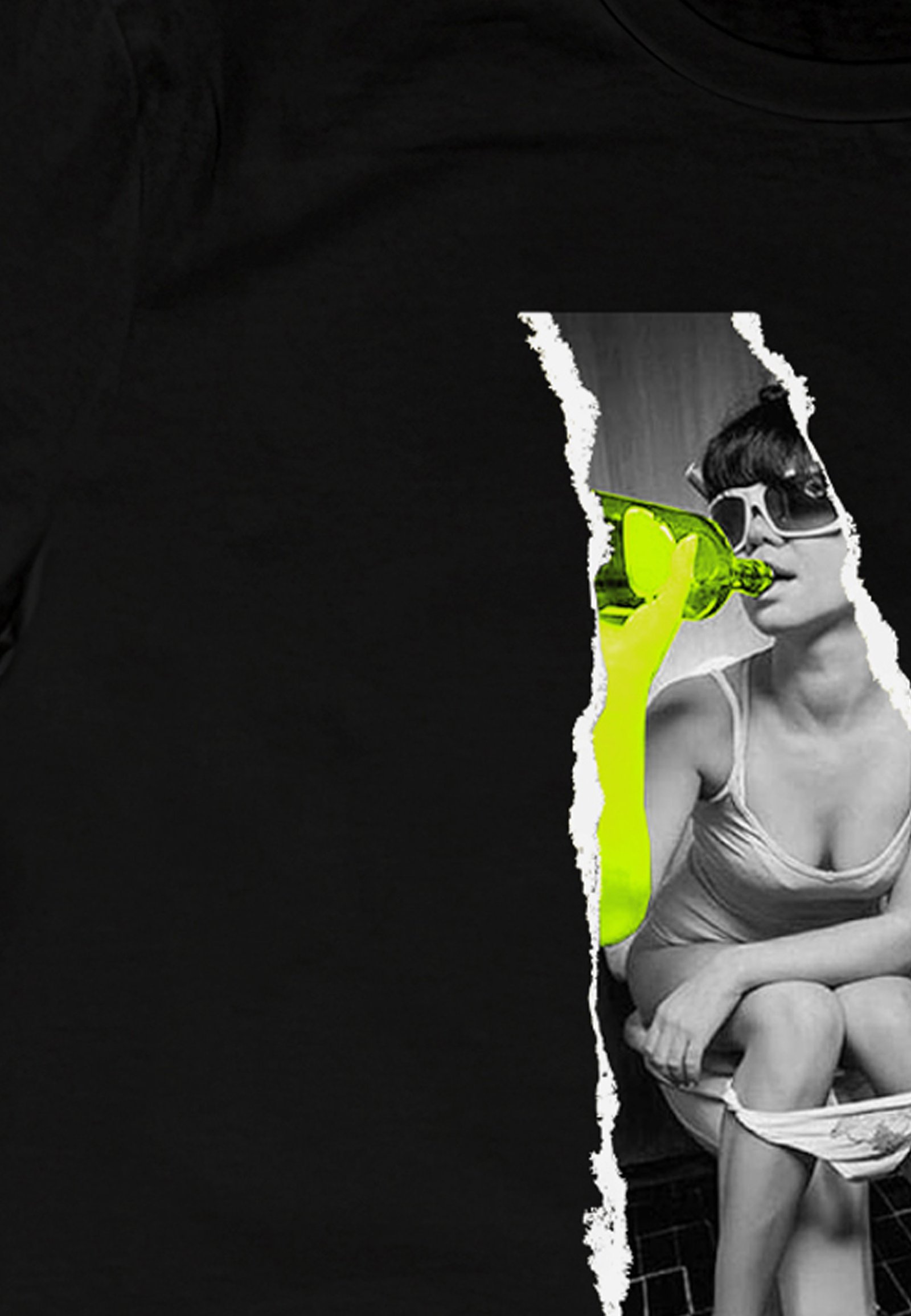 Seetees Bottle t-shirt unisex stampa grafica