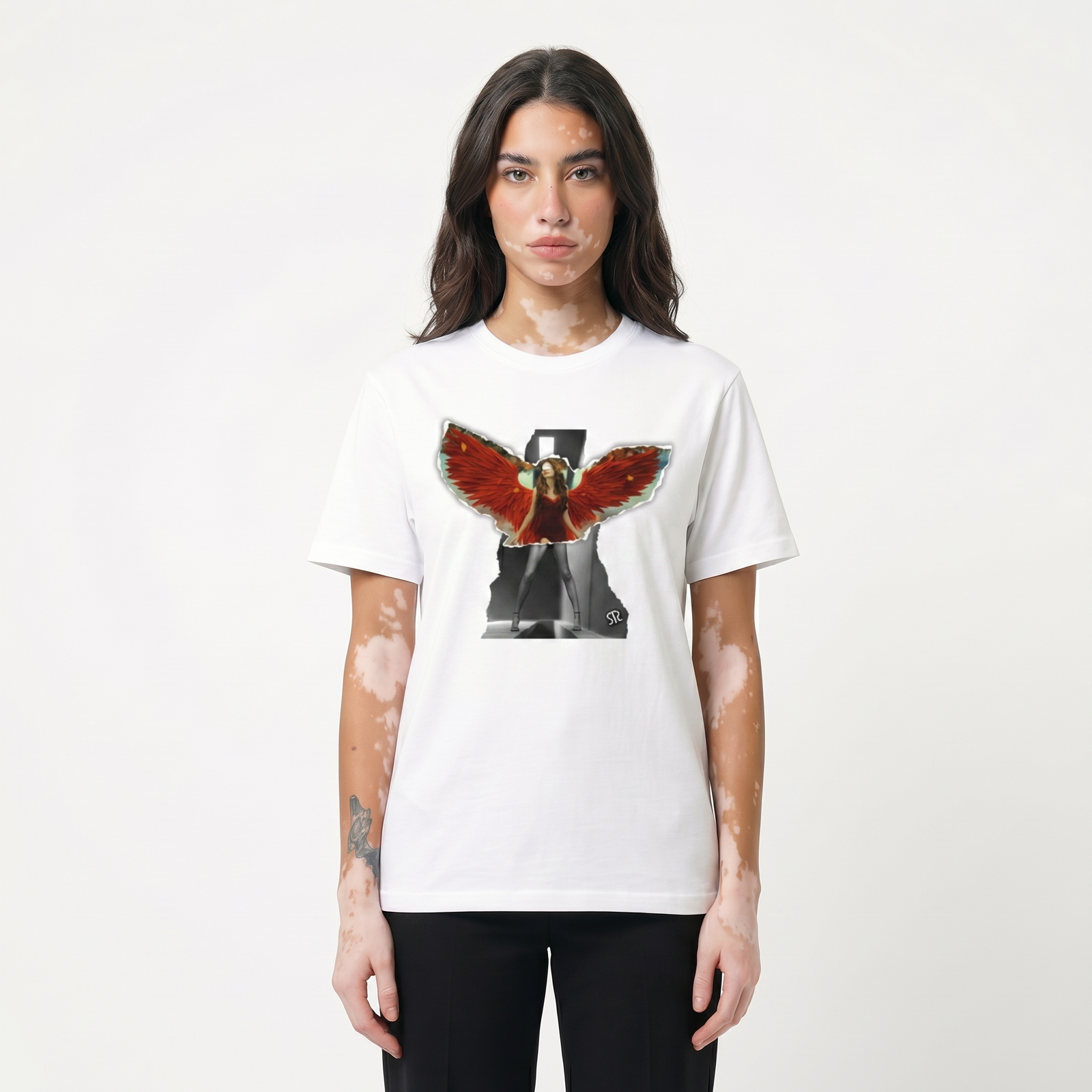 Seetees Wings T-shirt uomo cotone foto
