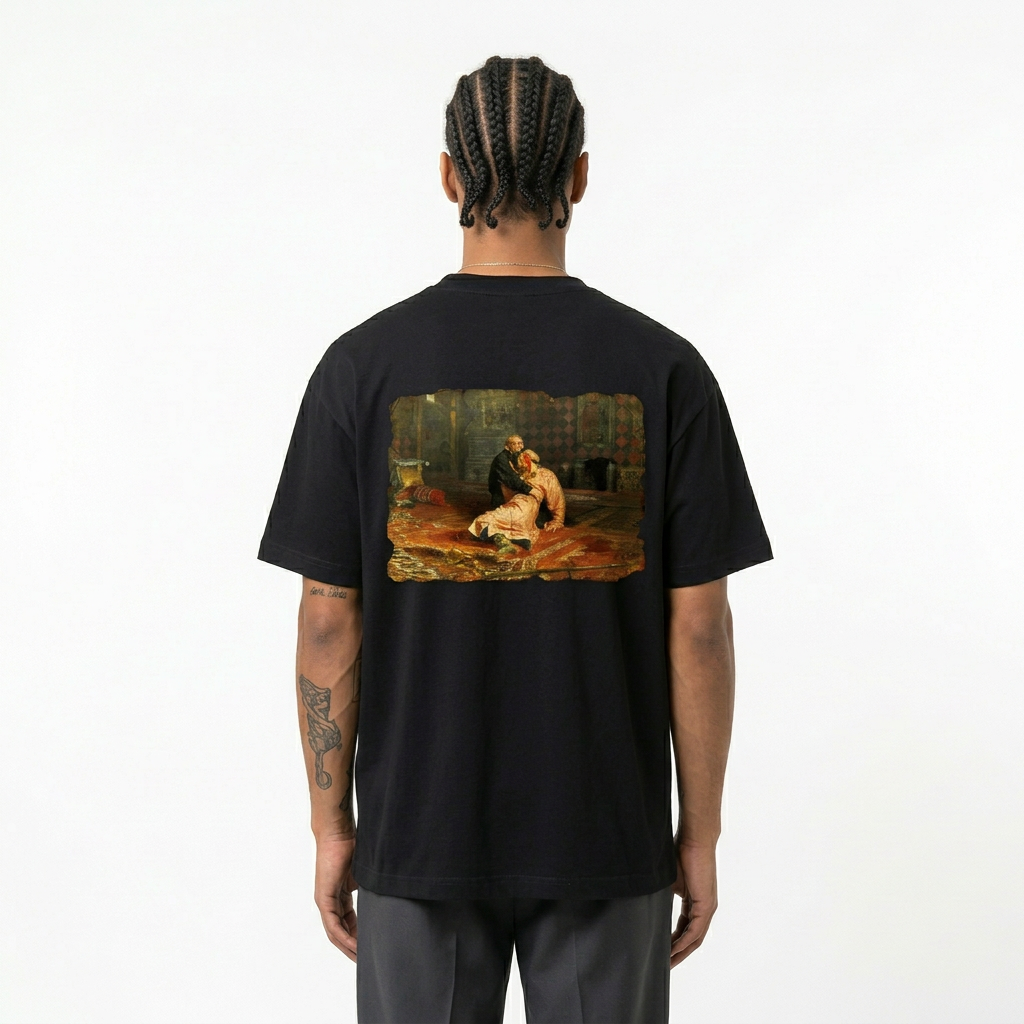Seetees Spreading Art Ivan Il Terribile T-shirt fronte retro