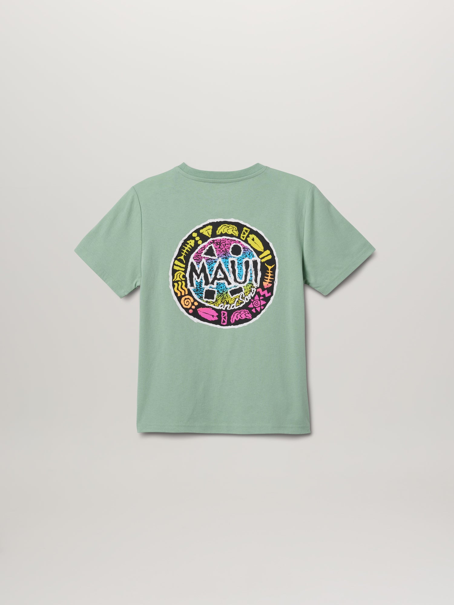 Maui and Sons Circus Boys T-shirt maglietta bambino salvia