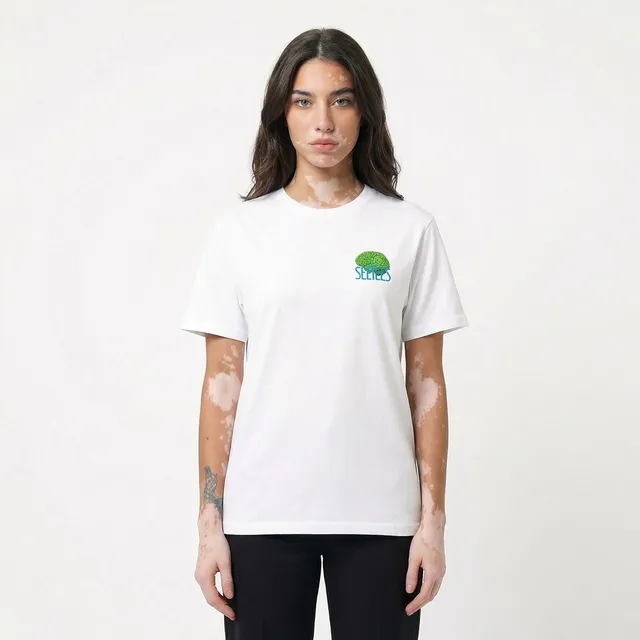 Seetees Shut Up t-shirt stampa fronte retro