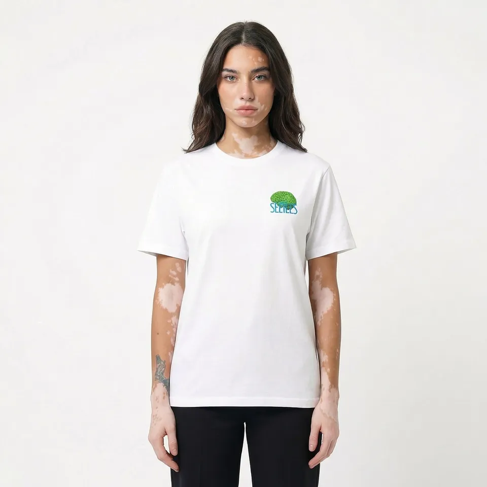 Seetees Shut Up t-shirt stampa fronte retro