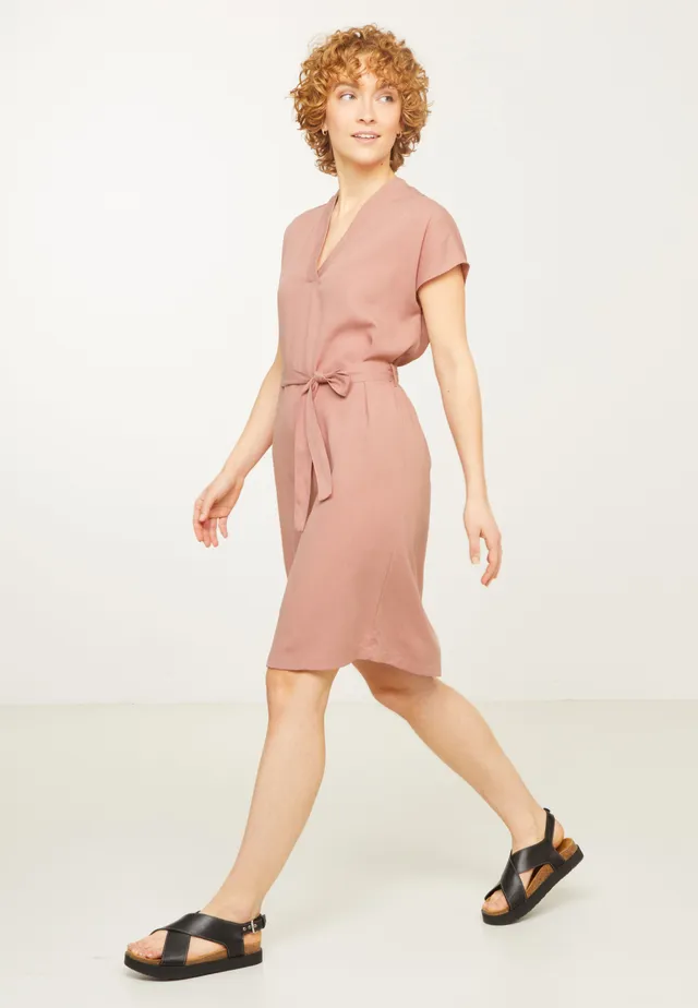 Recolution Yunnan vestito midi ash rose in lyocell