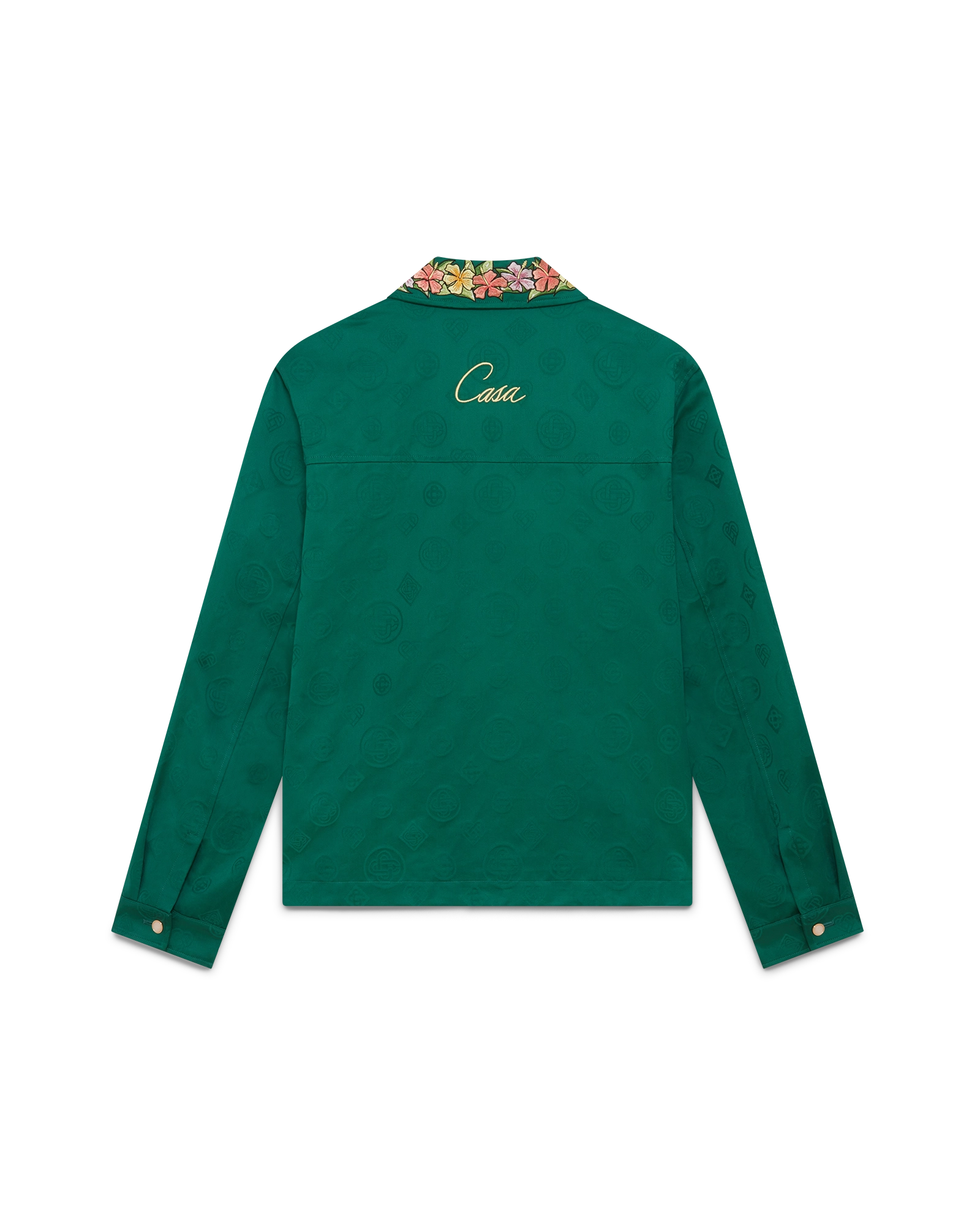 Casablanca Diamond Monogram Giacca verde M in cotone